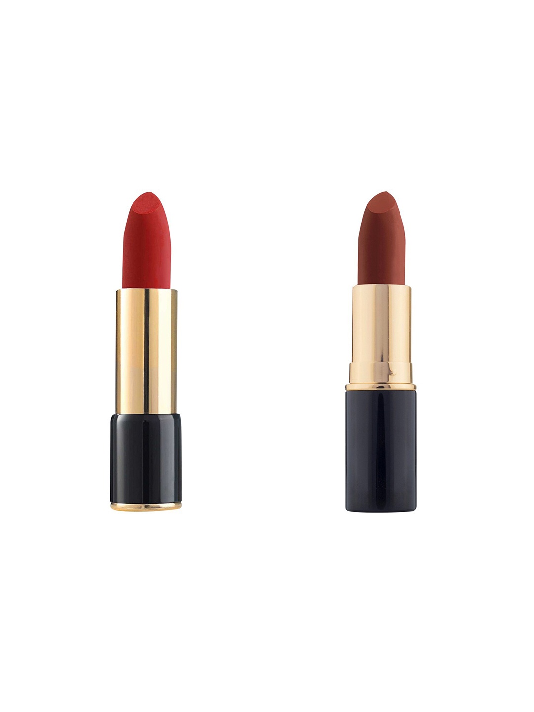 

BlushBee Beauty Set of 2 Nourishing Vegan Lipsticks - Party Red BB01 & Bronze Diva BB09