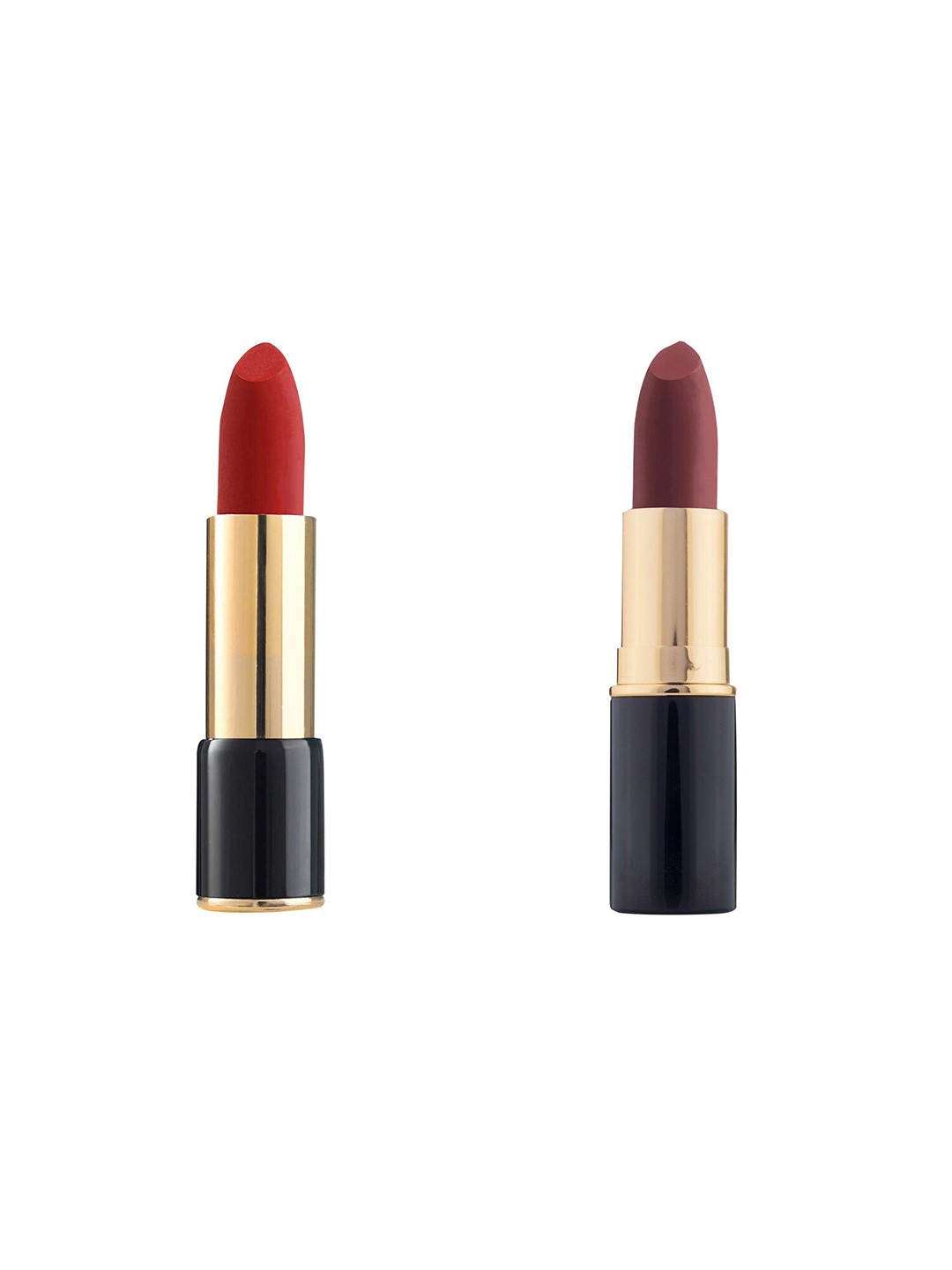 

BlushBee Beauty Set of 2 Nourishing Vegan Lipsticks - Party Red BB01 & Mocha BB07