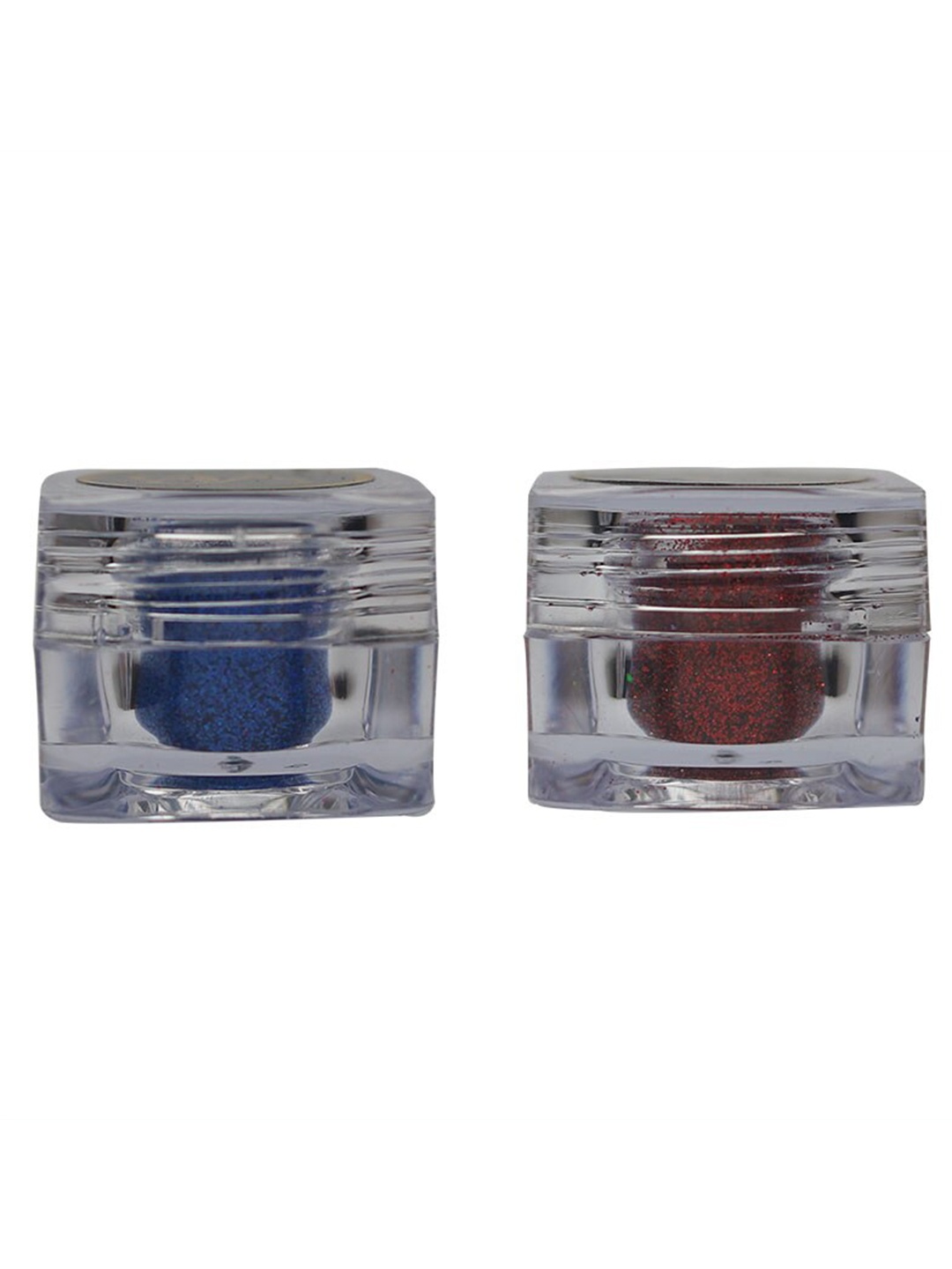 

Veoni BELLE Set Of 2 HD Holographic Glitter Eye Shadows 5 g Each - Blue 3 & Red 2