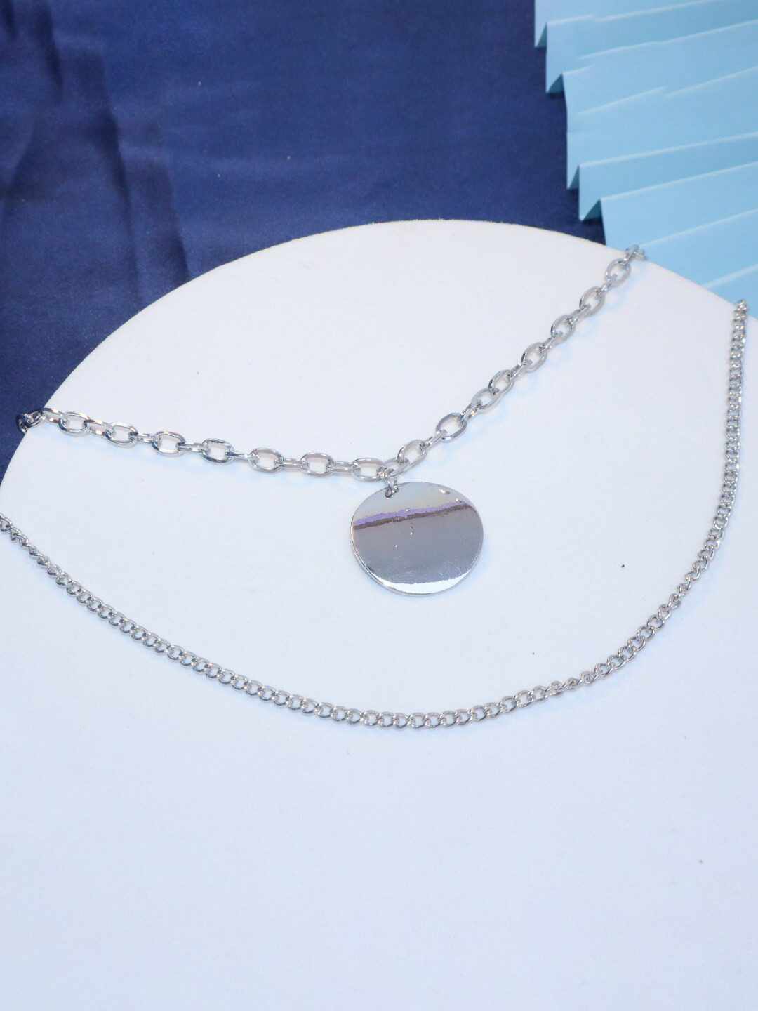 

SALTY Silver-Plated Layered Necklace