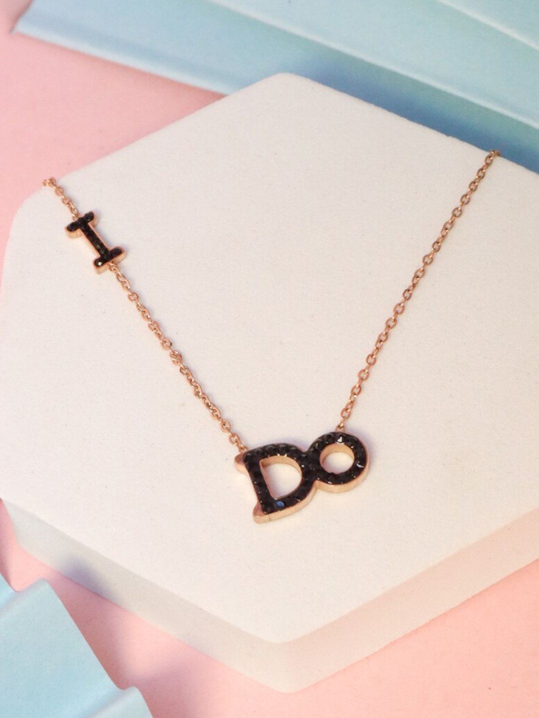 

SALTY Anti-Tarnish I DO Necklace, Gold