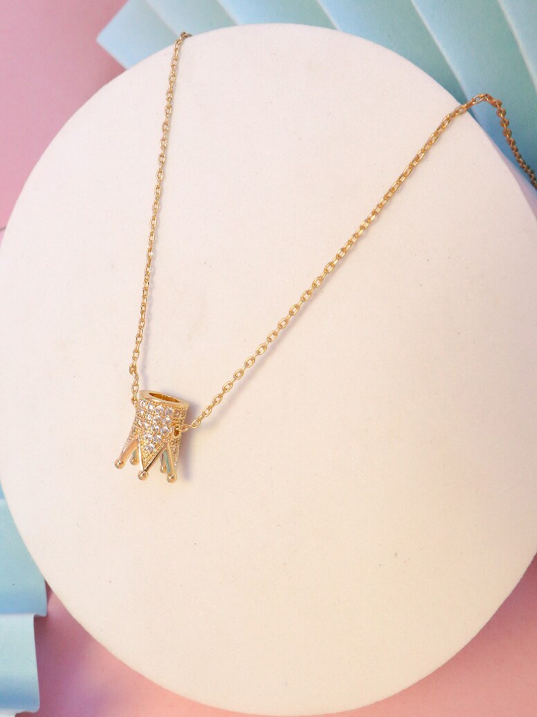 

SALTY Gold-Plated Stainless Steel Necklace
