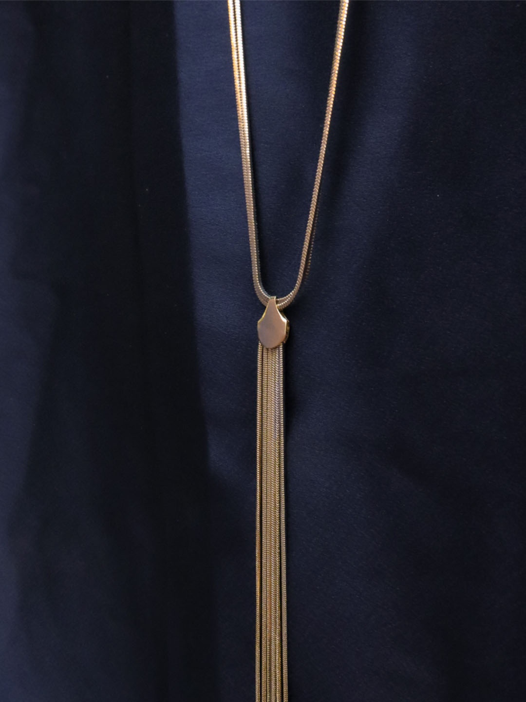 

SALTY Gold-Plated Tasselled Necklace
