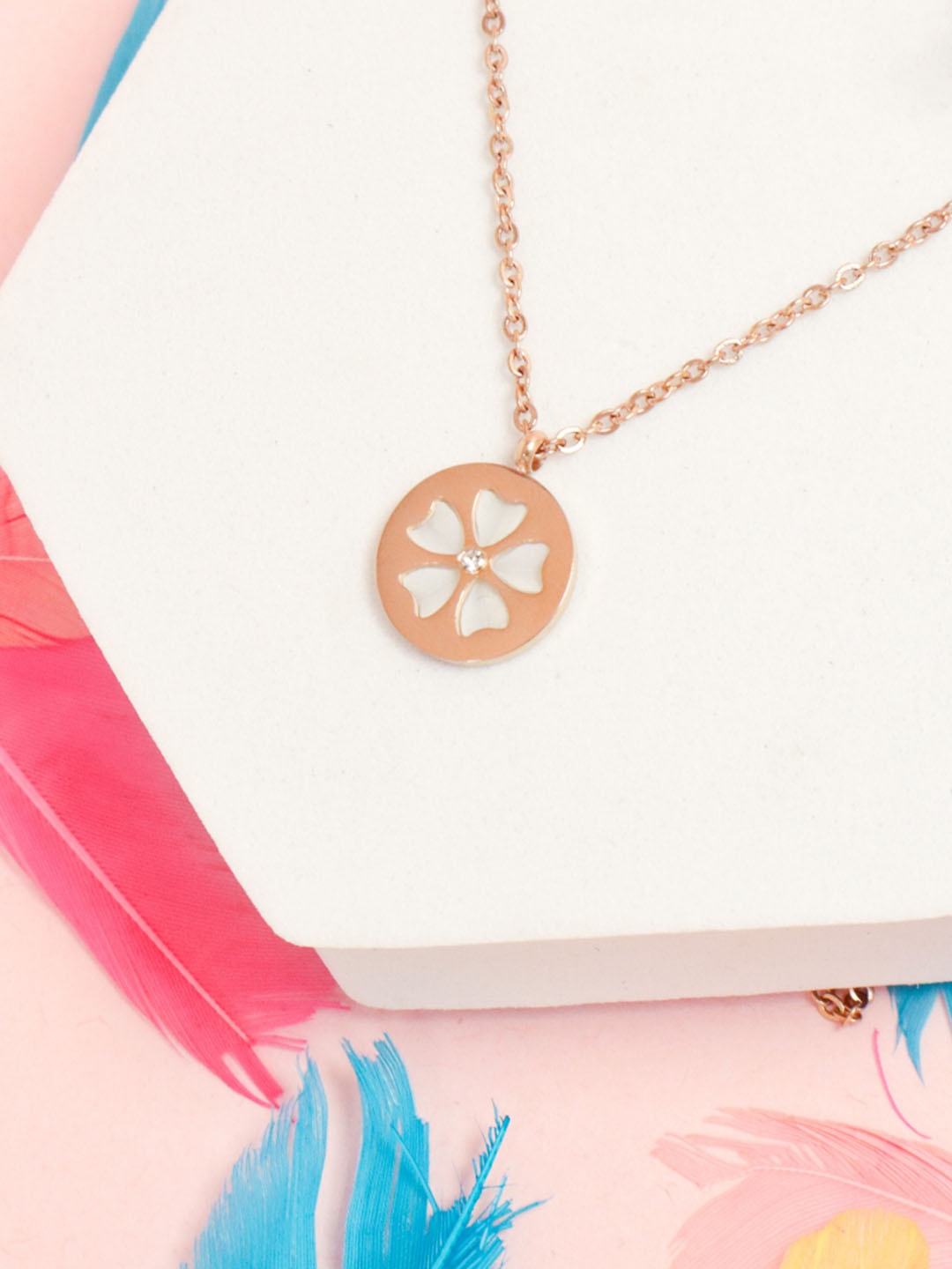 

SALTY Reversible Victoria Necklace, Rose gold