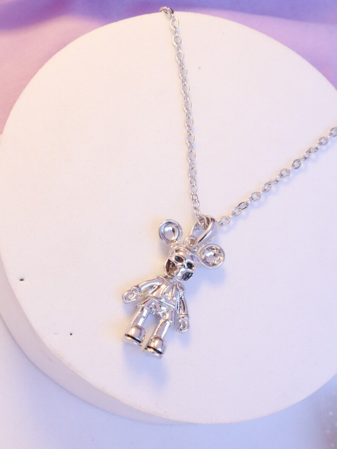 

SALTY Silver-Plated Bunny Pendant Necklace