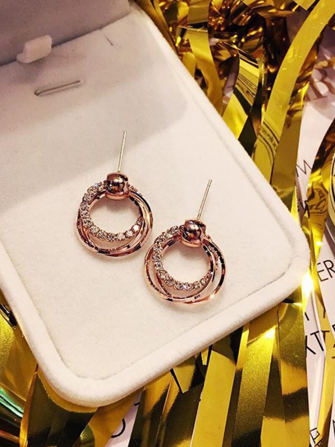 

SALTY Gold-Plated Contemporary Drop Earrings