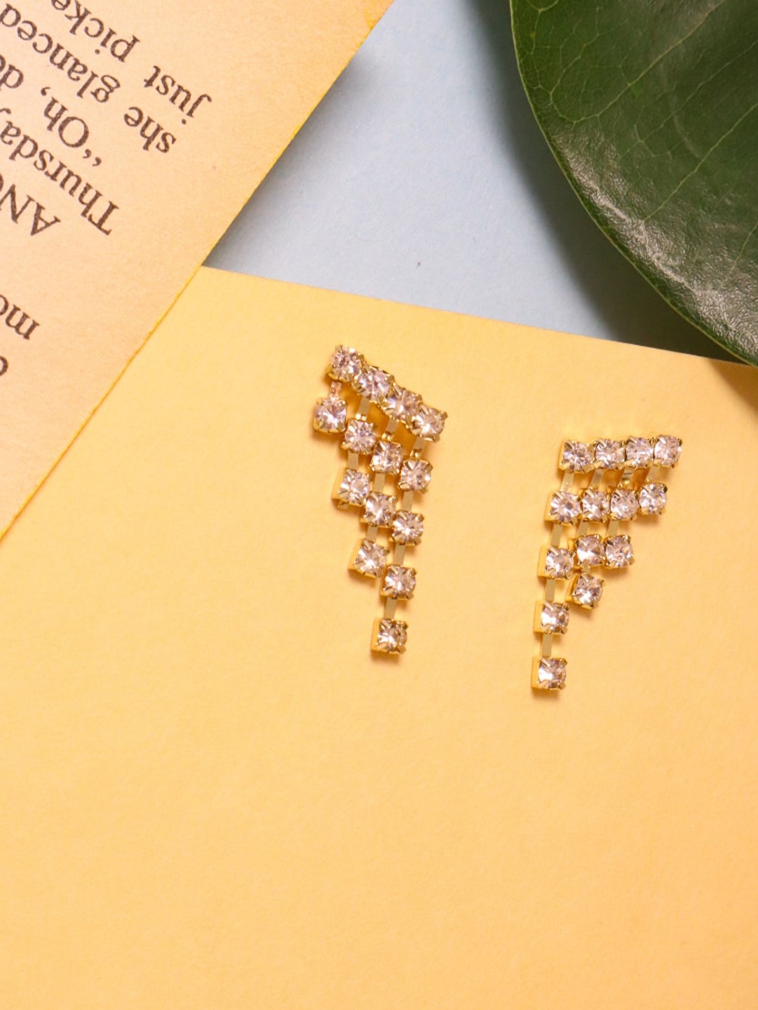 

SALTY Contemporary Drop Earrings, Gold