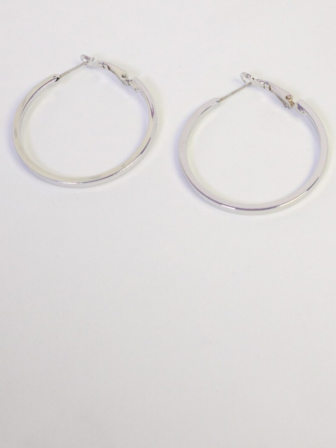 

SALTY Contemporary Stainless Steel Hoop Earrings, Silver