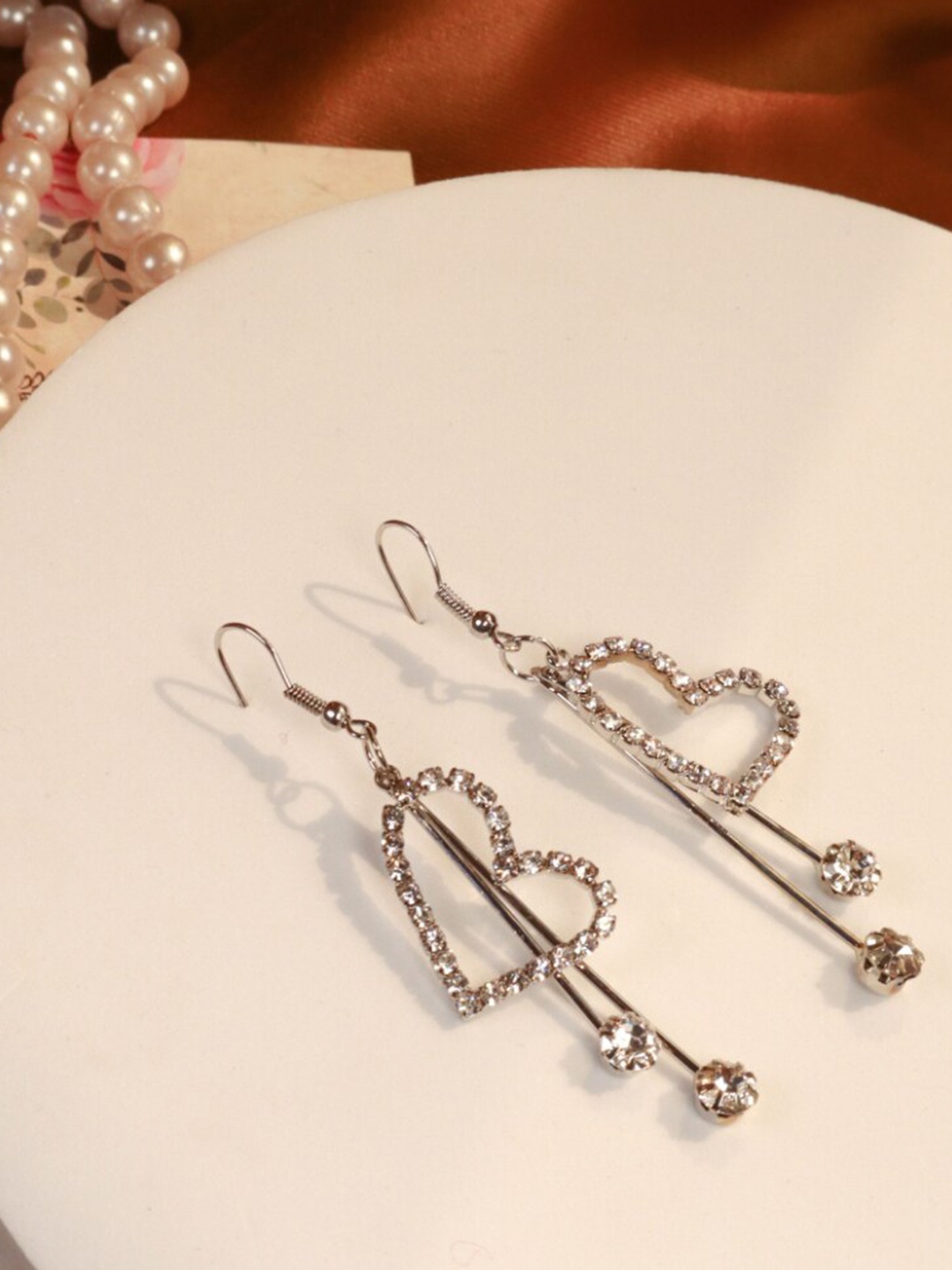 

SALTY Contemporary Drop Earrings, Silver