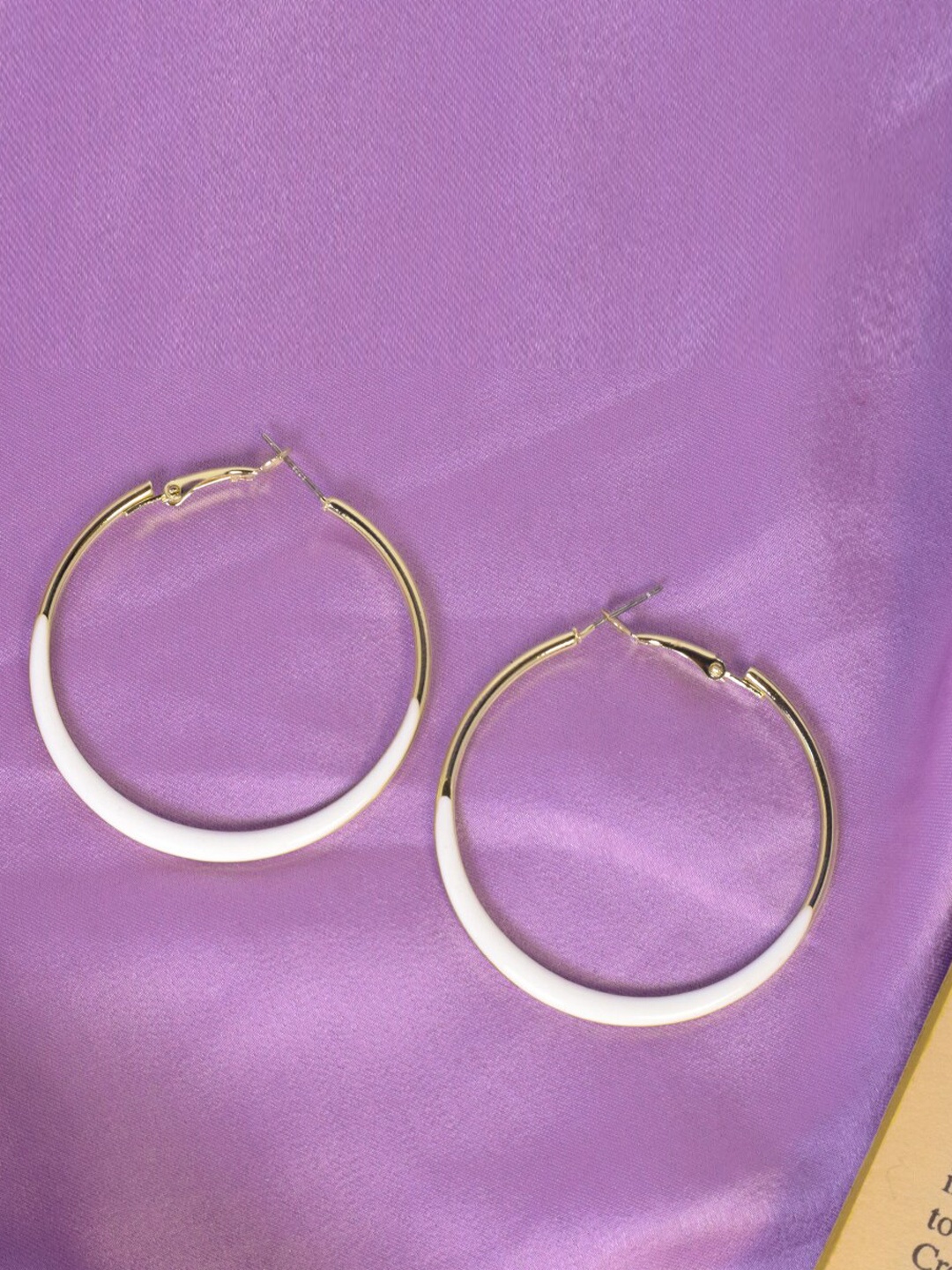 

SALTY Gold-Plated Circular Hoop Earrings