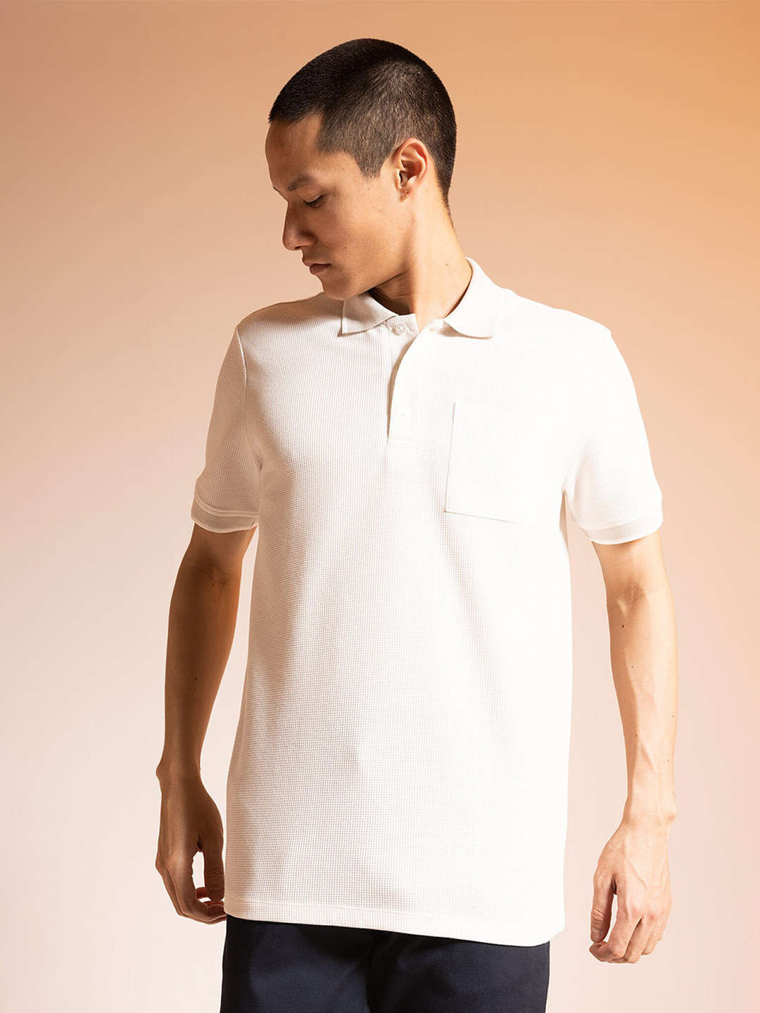 

DeFacto Polo Collar Short Sleeves T-shirt, White