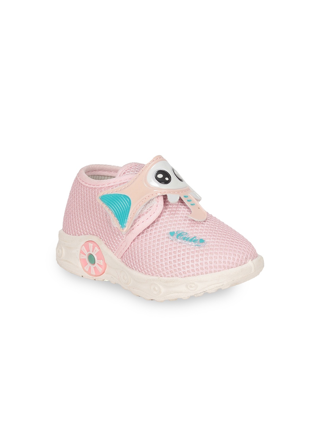 

Lil Lollipop Kids Round Toe Velcro Slip On Sneakers, Pink