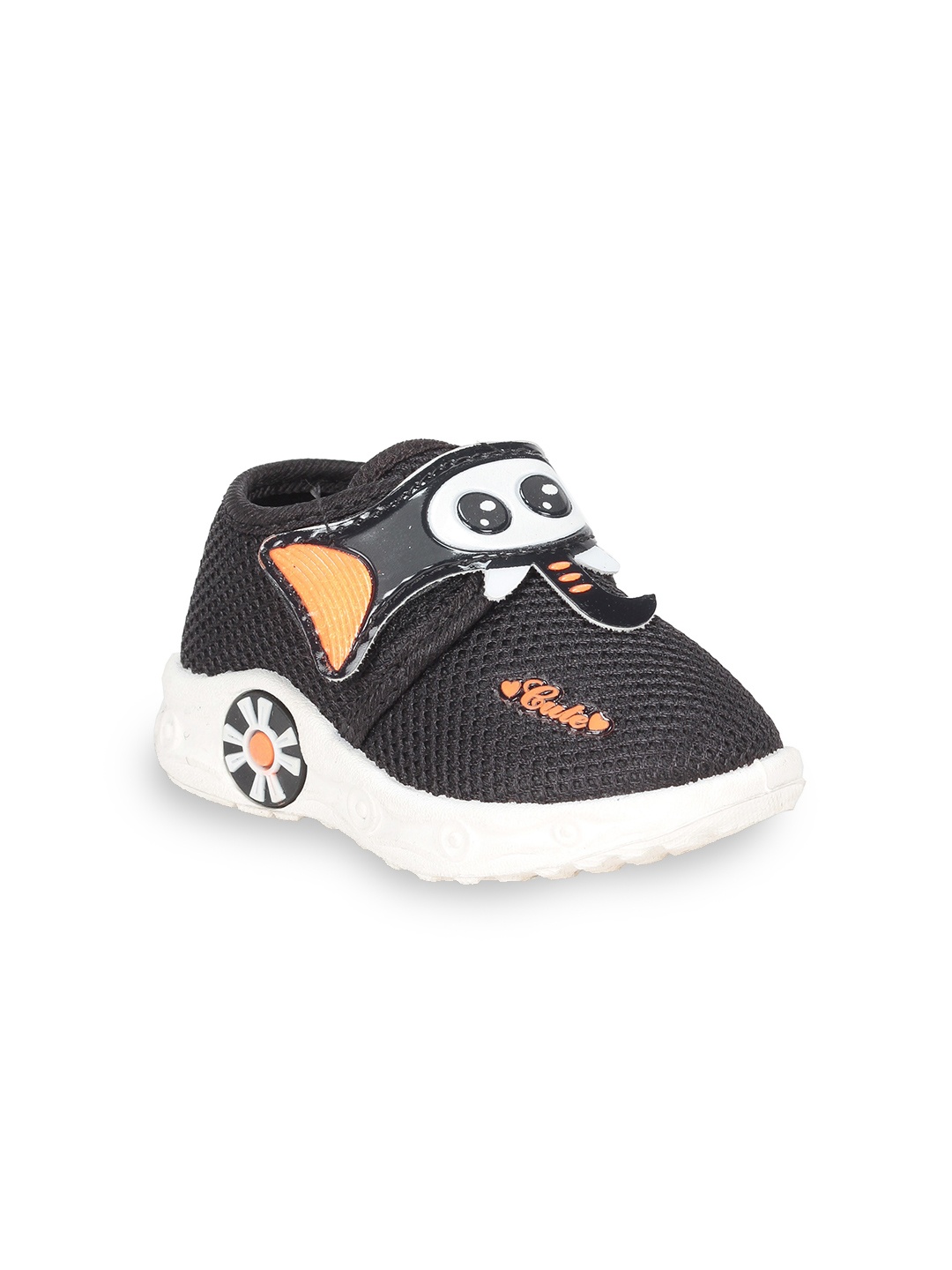 

Lil Lollipop Kids Round Toe Velcro Slip On Sneakers, Black