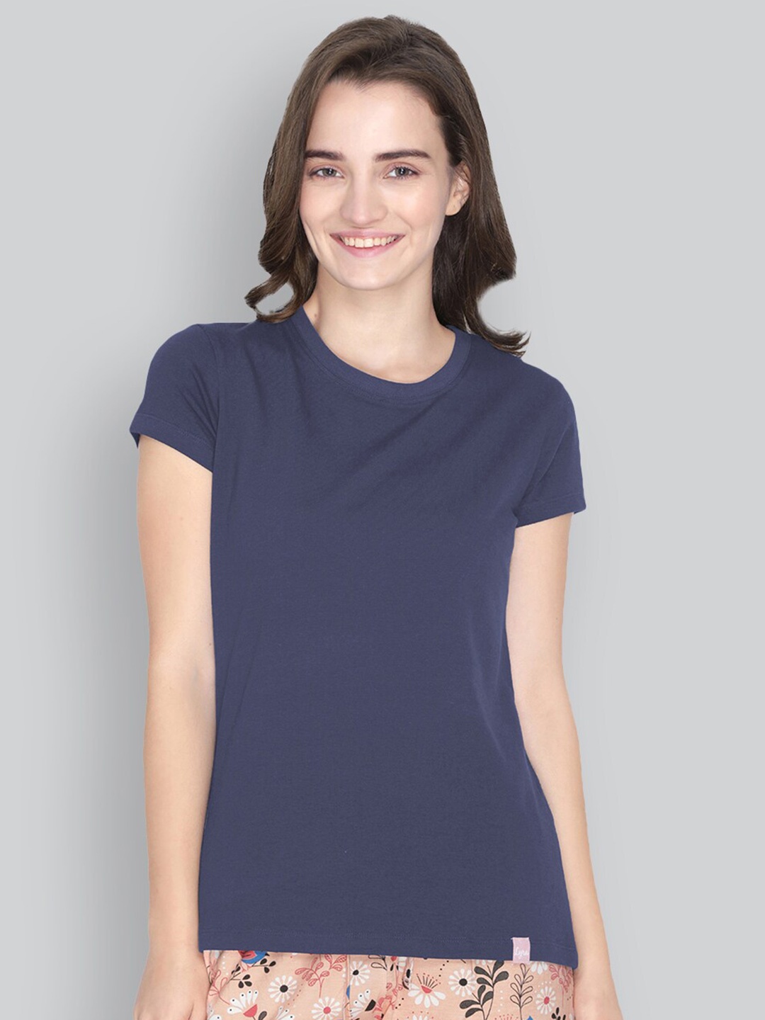 

LYRA Cotton Bio Finish Lounge T-shirt, Navy blue