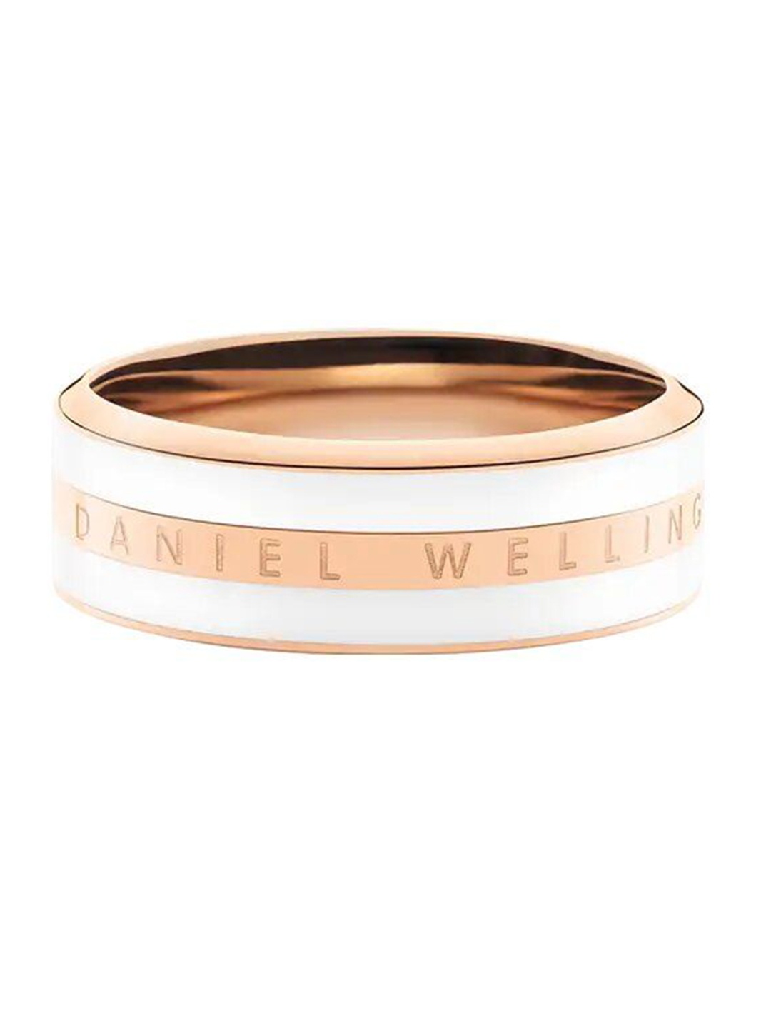 

ZIVOM Rose Gold-Plated Band Stainless Steel Finger Ring