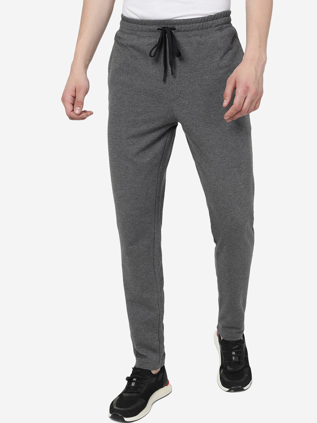 

JADE BLUE Men Regular Fit Cotton Track Pants, Grey