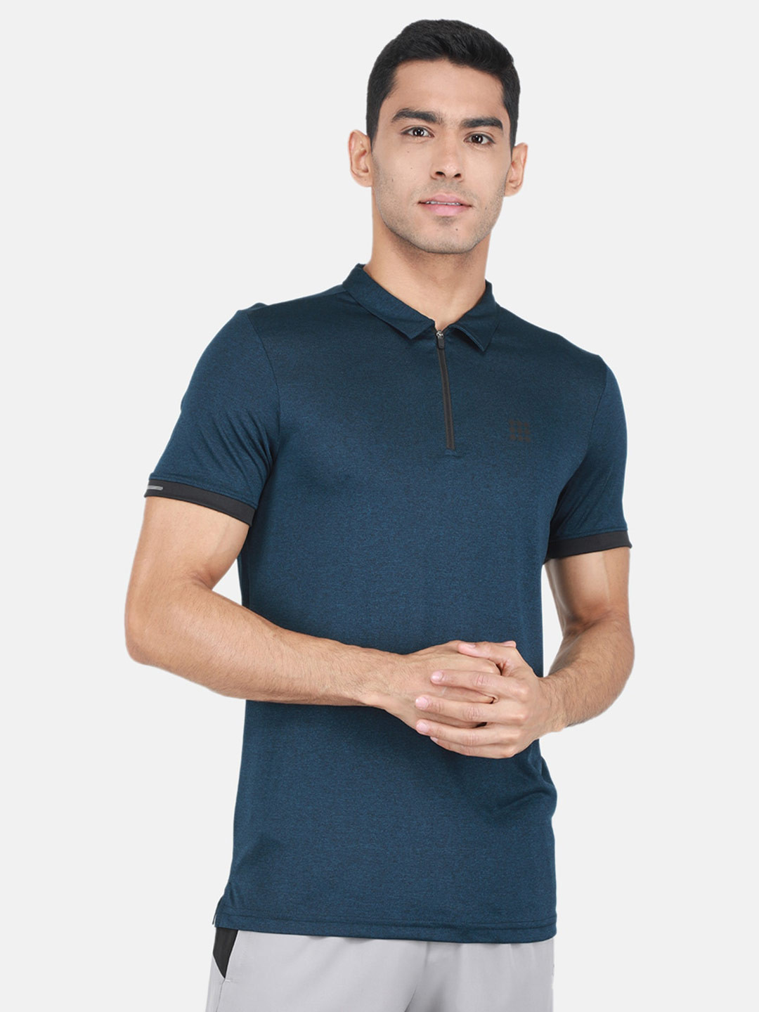 

rock.it Polo Collar Casual T-shirt, Navy blue
