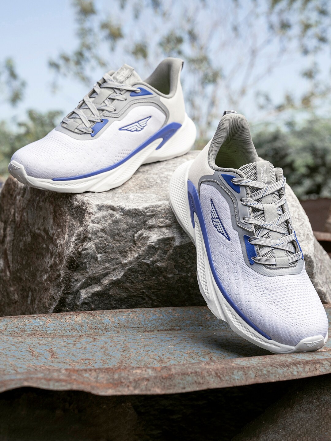 

Red Tape Men Comfortable & Slip-Resistant Textile Walking Shoes, White