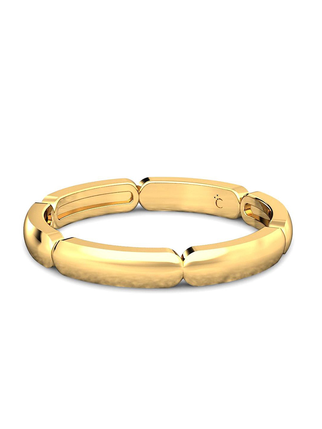 

CANDERE A KALYAN JEWELLERS COMPANY 14KT BIS Hallmark Gold Finger Ring-2.16gm