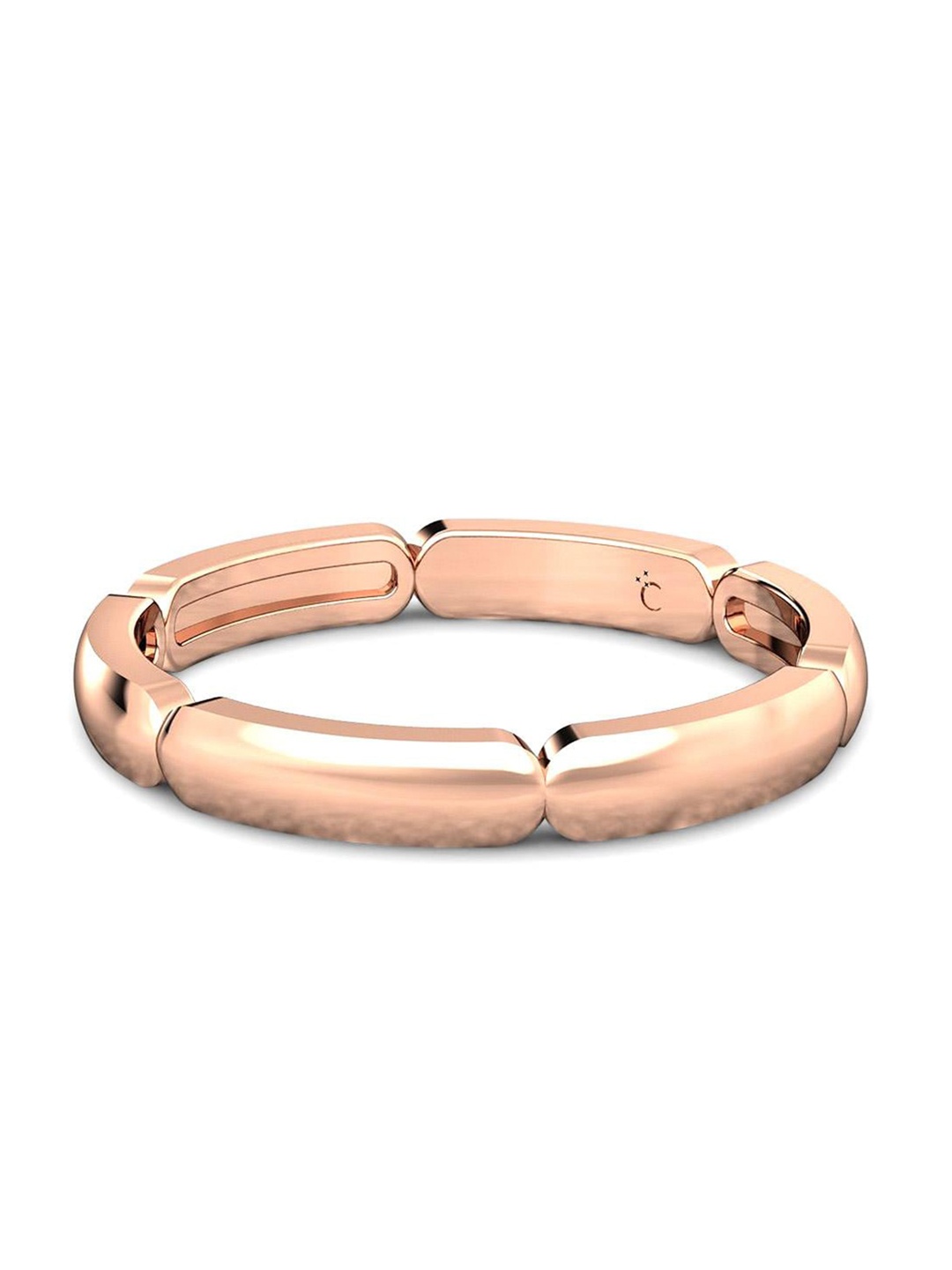 

CANDERE A KALYAN JEWELLERS COMPANY 14KT BIS Hallmark Rose Gold Ring 2.13 g