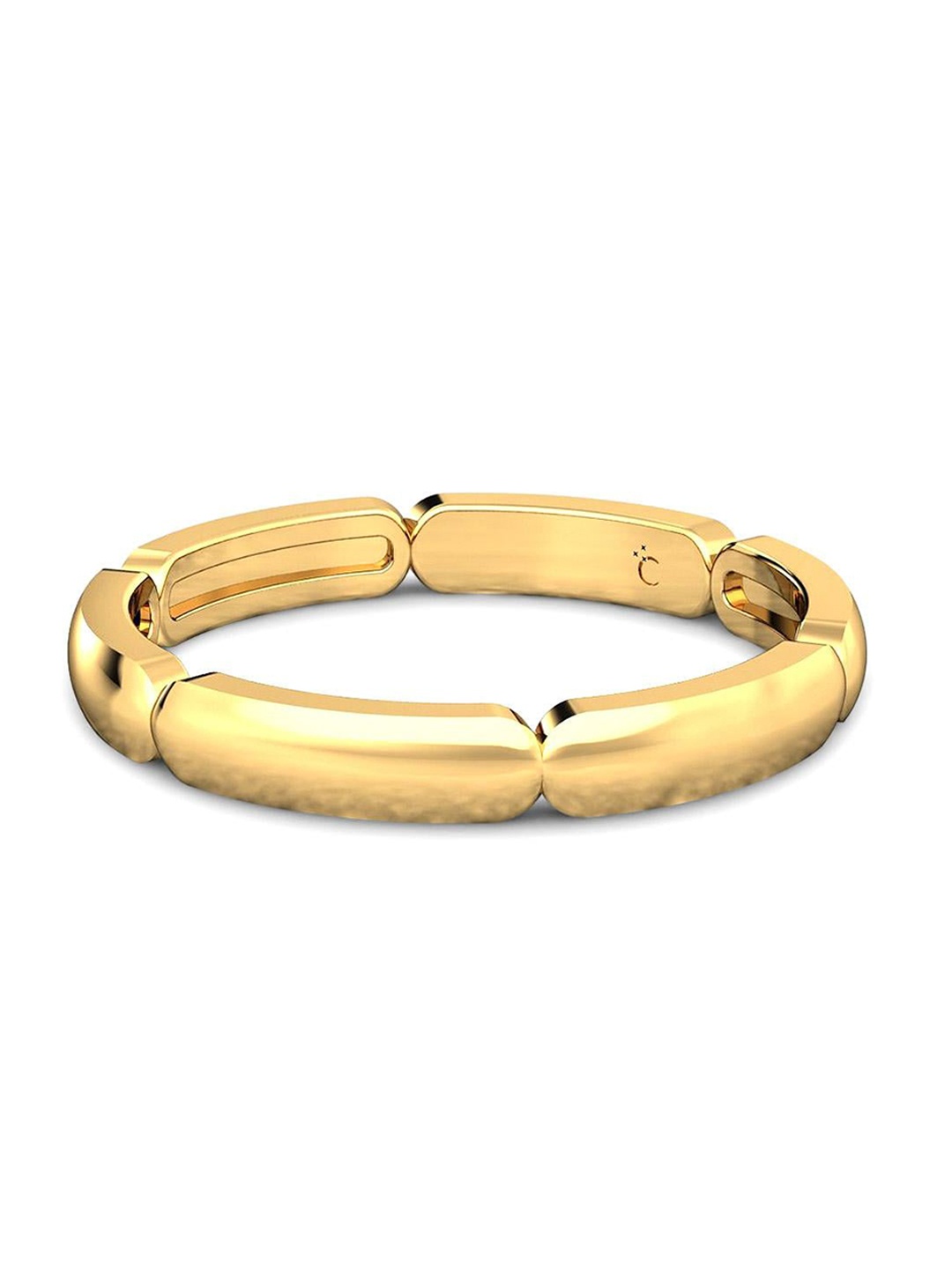

CANDERE A KALYAN JEWELLERS COMPANY 18KT BIS Hallmark Gold Finger Ring-2.33gm