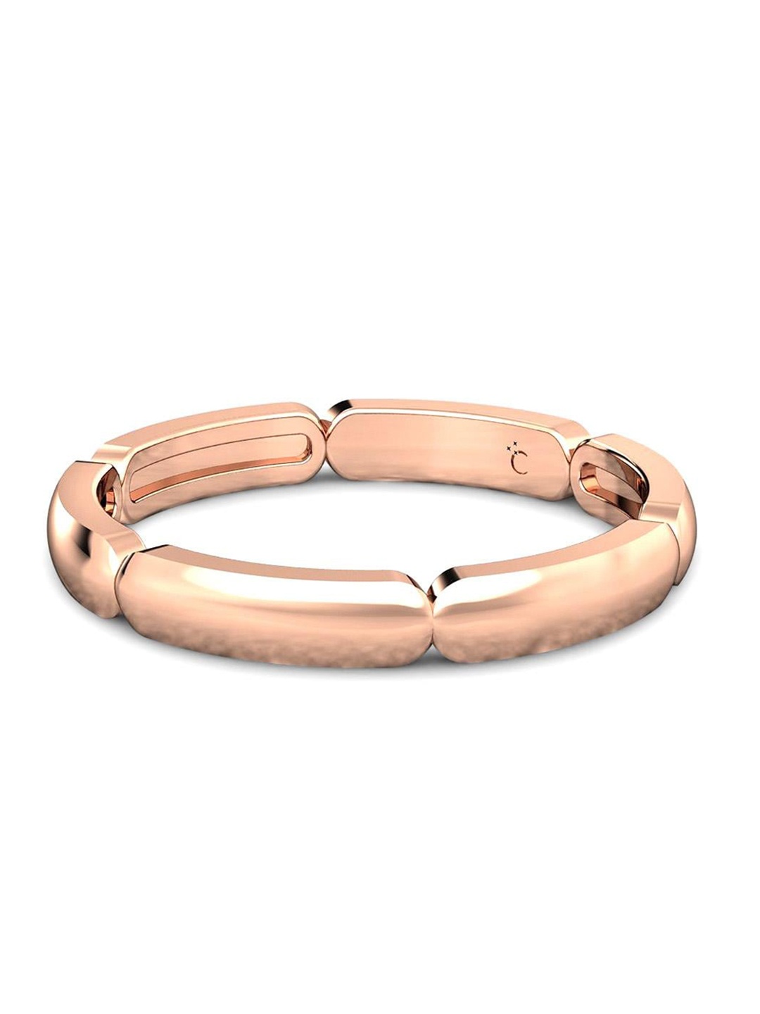 

CANDERE A KALYAN JEWELLERS COMPANY 18KT BIS Hallmark Rose Gold Ring-2.0gm