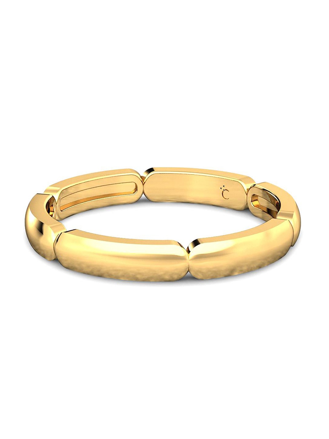 

CANDERE A KALYAN JEWELLERS COMPANY 18KT BIS Hallmark Gold Finger Ring-2.11gm