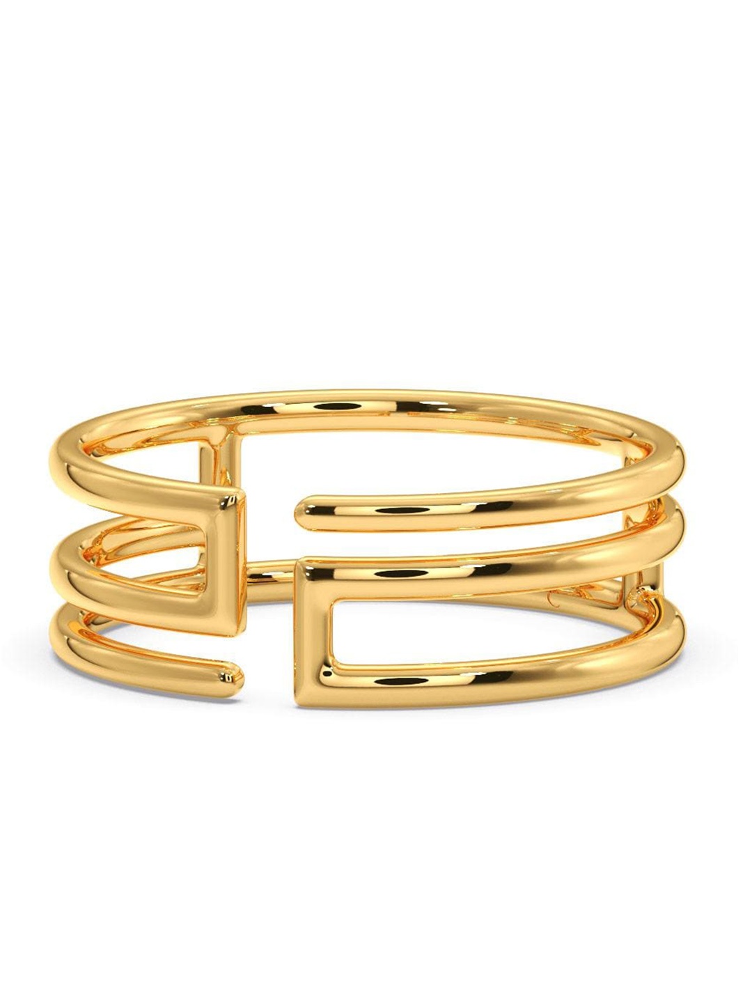 

CANDERE A KALYAN JEWELLERS COMPANY 14KT BIS Hallmark Gold Finger Ring-2.06gm