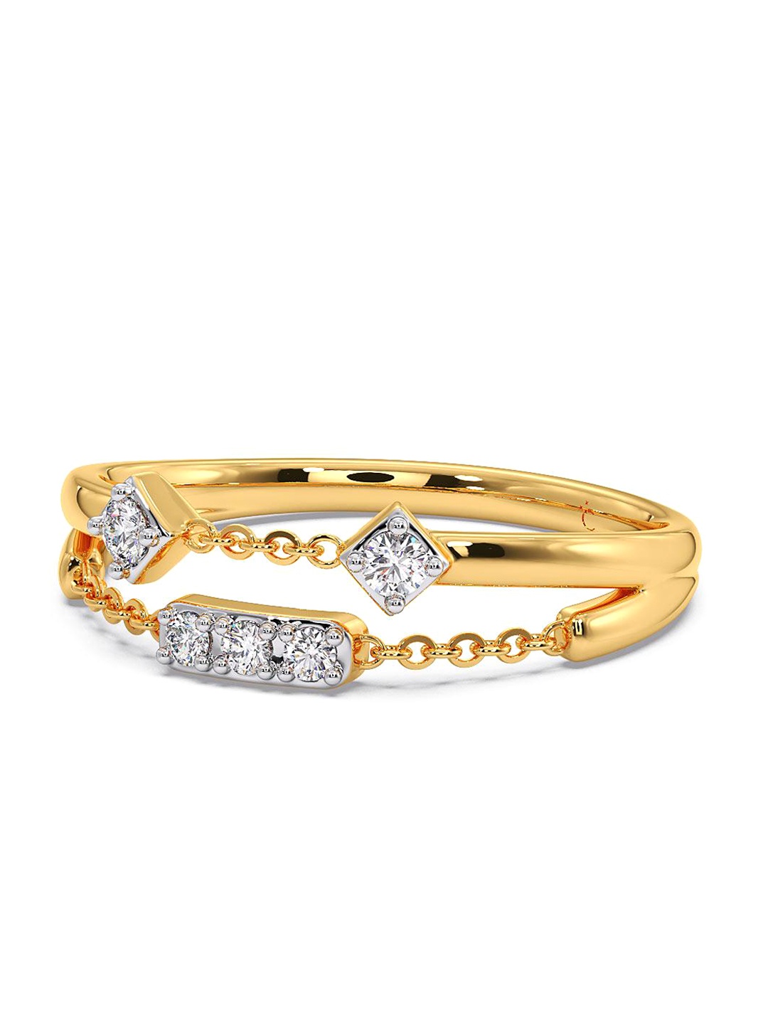 

CANDERE A KALYAN JEWELLERS COMPANY 14KTGold and Cubic Zirconia Ring-2.0 g, Gold