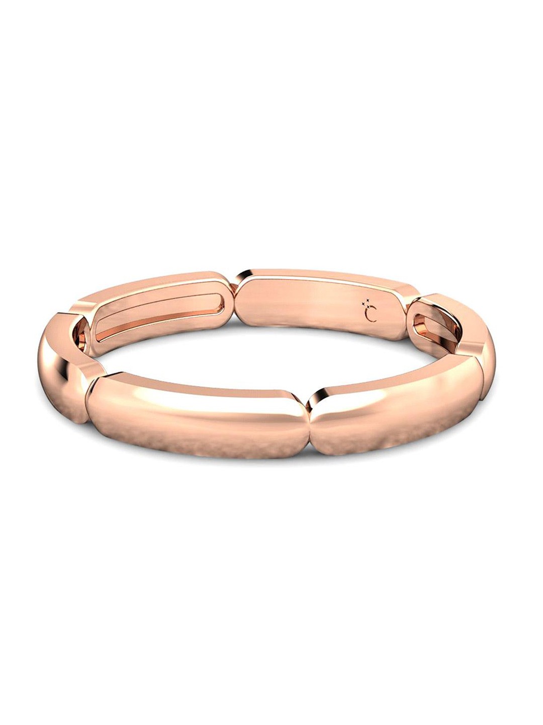 

CANDERE A KALYAN JEWELLERS COMPANY 22KT BIS Hallmark Rose Gold Finger Ring-2.42gm