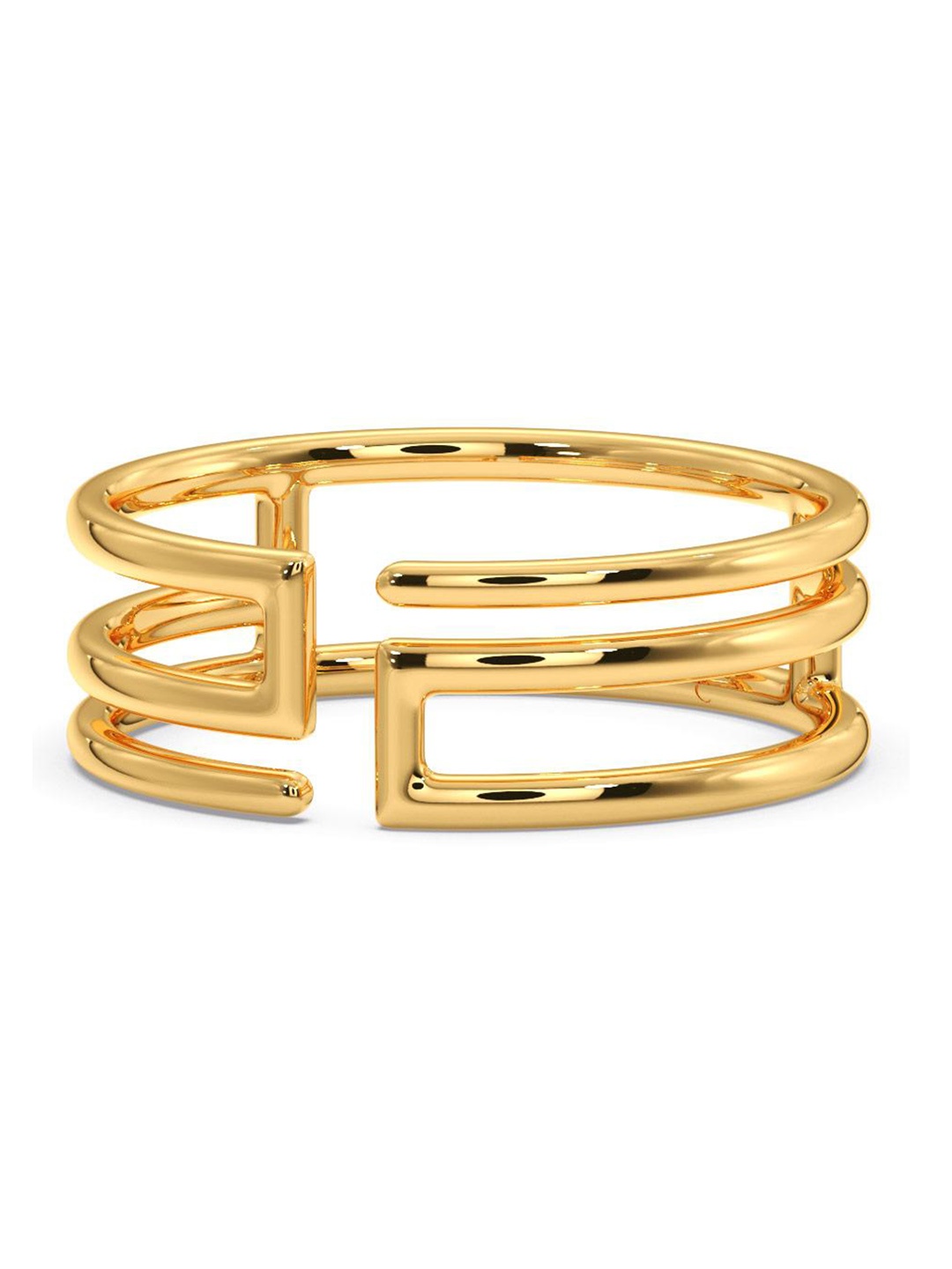 

CANDERE A KALYAN JEWELLERS COMPANY 14KT BIS Hallmark Gold Ring-2.32gm