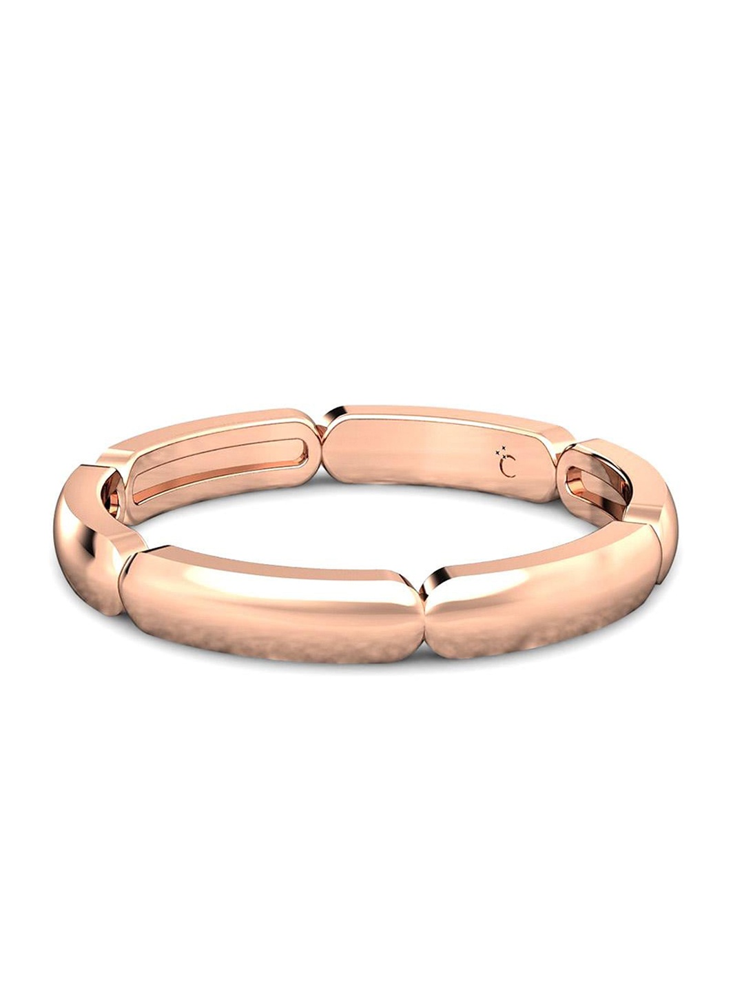 

CANDERE A KALYAN JEWELLERS COMPANY 22KT BIS Hallmark Rose Gold Finger Ring-2.79gm