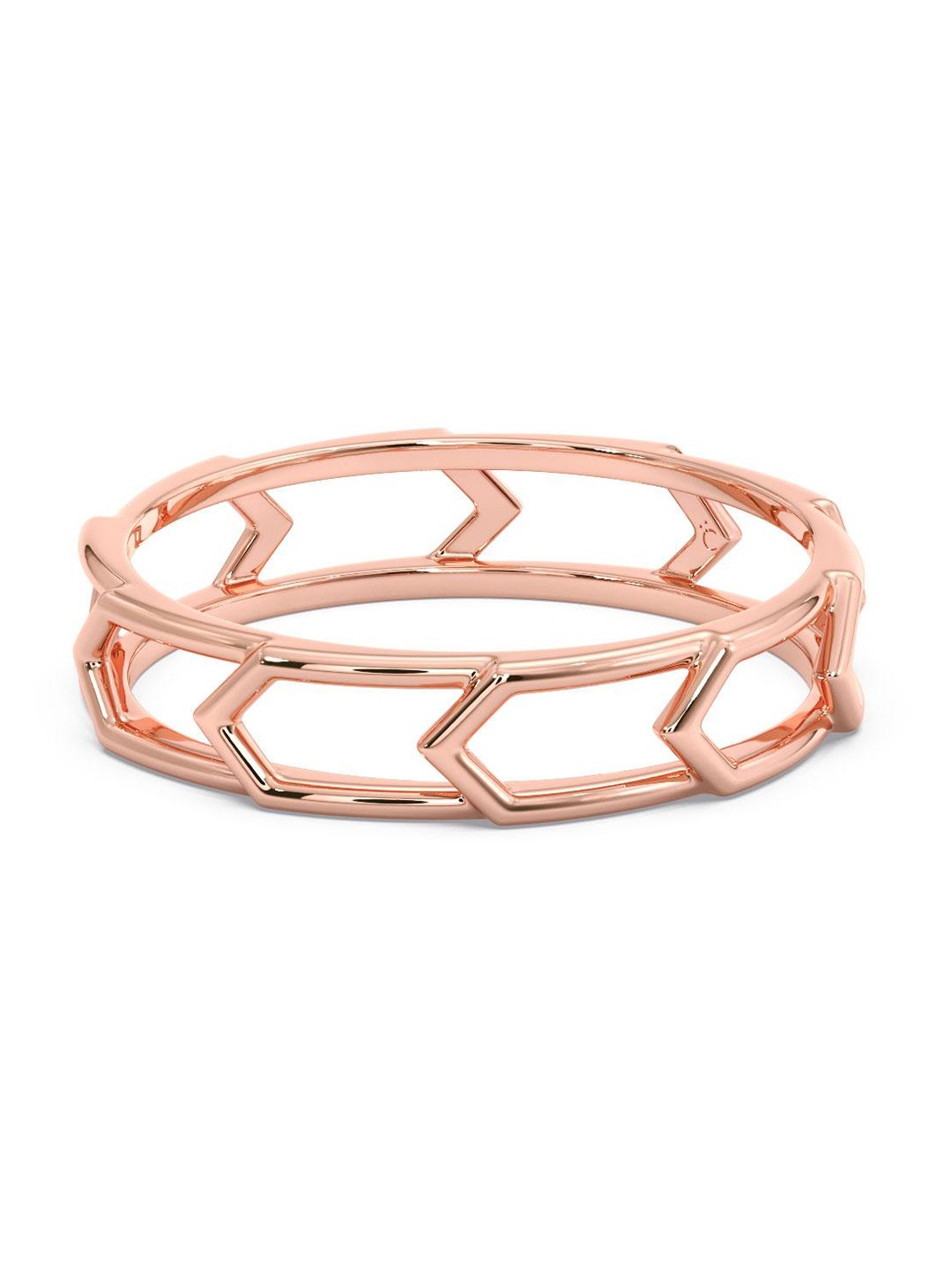 

CANDERE A KALYAN JEWELLERS COMPANY 18KT Rose Gold Ring- 1.73 gm