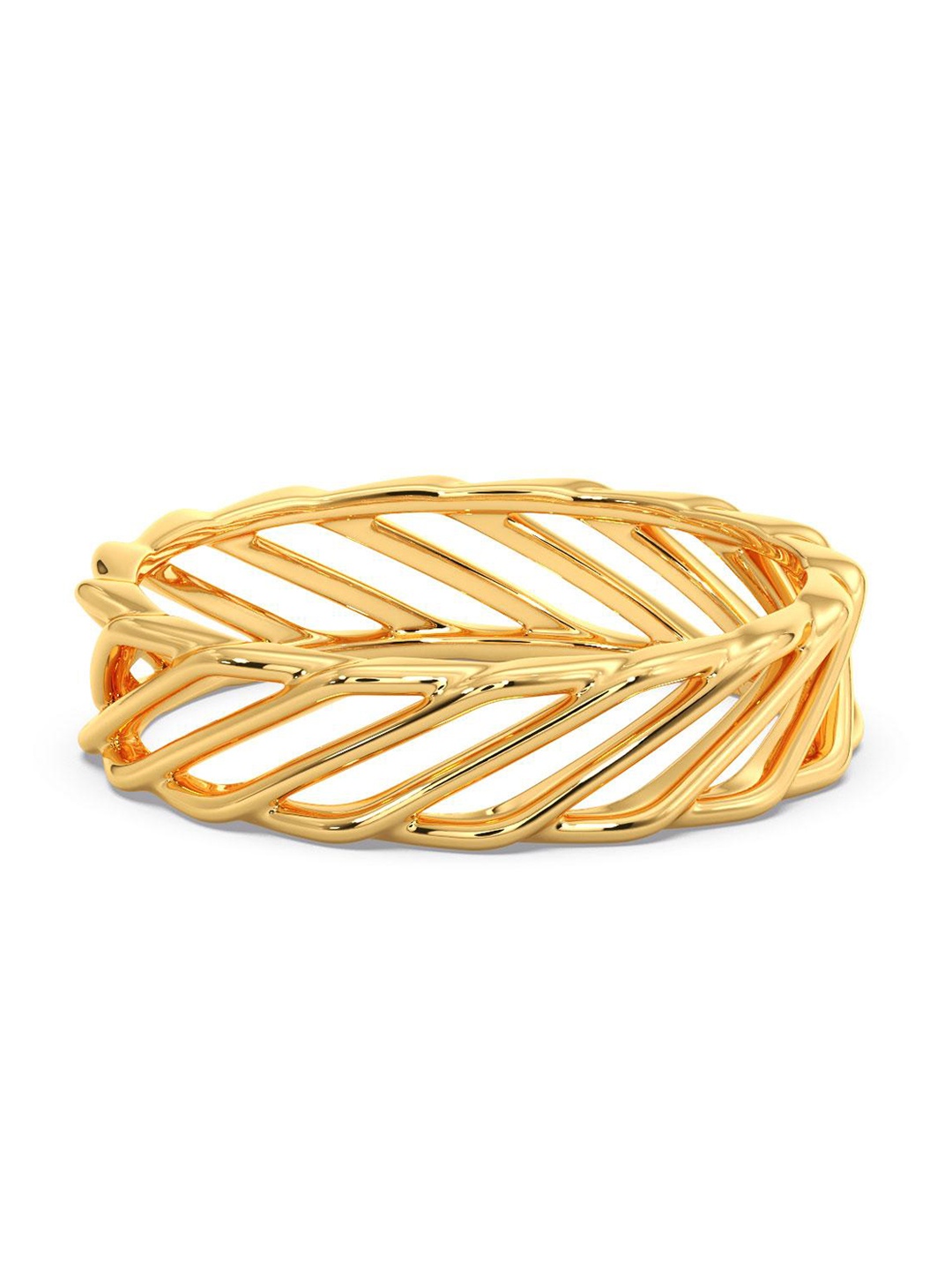 

CANDERE A KALYAN JEWELLERS COMPANY 14KT BIS Hallmark Gold Ring-1.84 gm