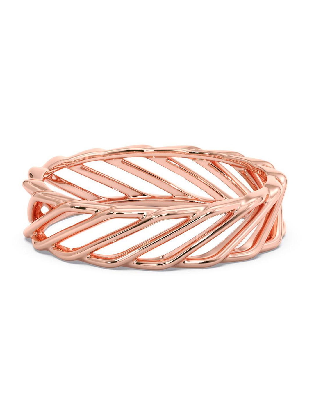 

CANDERE A KALYAN JEWELLERS COMPANY 18KT BIS Hallmark Rose Gold Ring-2.29 g