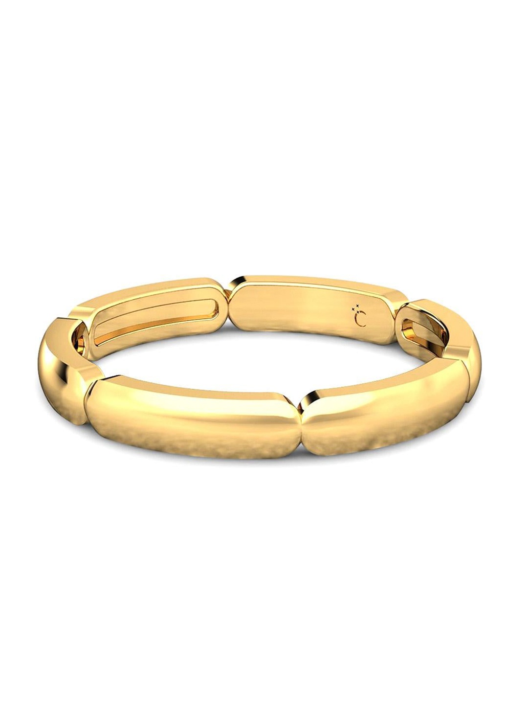 

CANDERE A KALYAN JEWELLERS COMPANY 18KT BIS Hallmark Gold Finger Ring-2.45 g