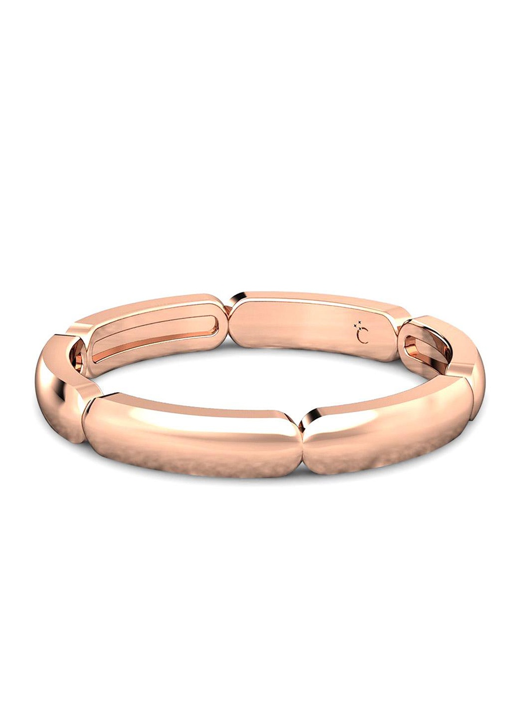 

CANDERE A KALYAN JEWELLERS COMPANY 22KT BIS Hallmark Rose Gold Ring-2.66gm