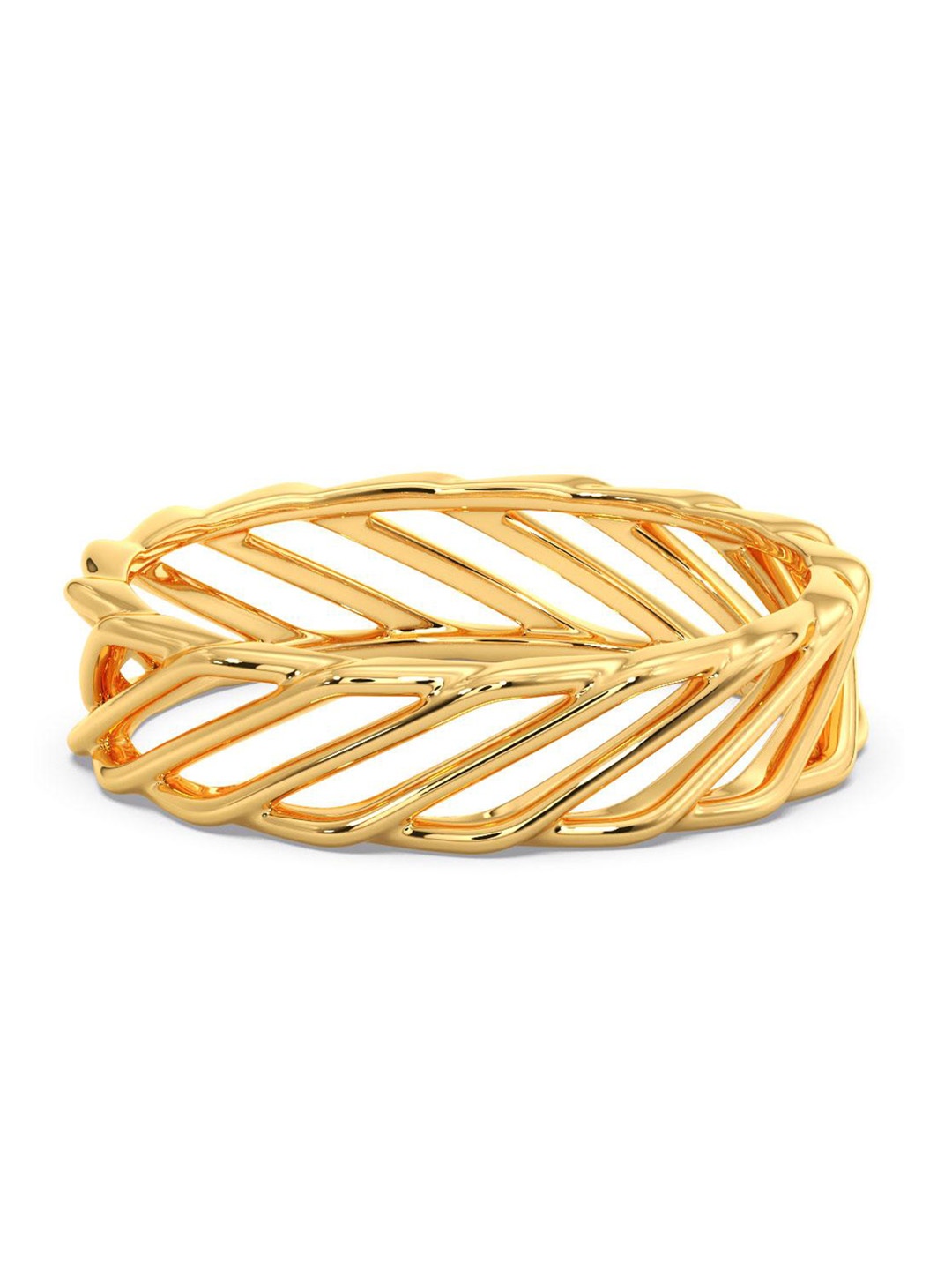 

CANDERE A KALYAN JEWELLERS COMPANY 14KT Gold Ring-1.79 gm