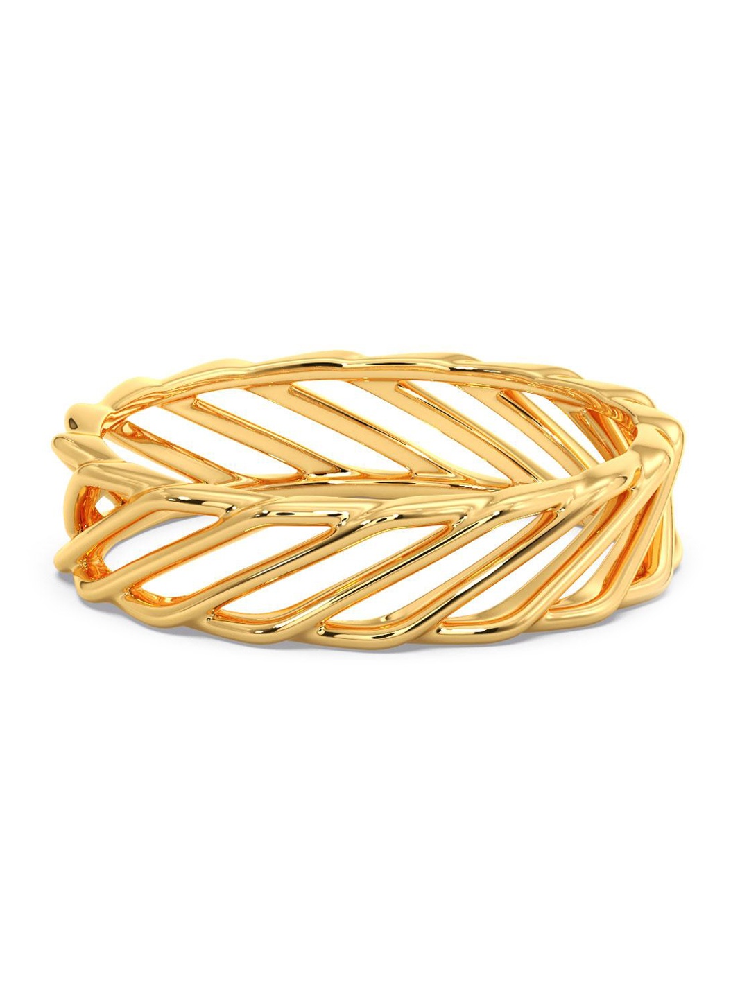 

CANDERE A KALYAN JEWELLERS COMPANY 14KT BIS Hallmark Gold Ring 1.77 g