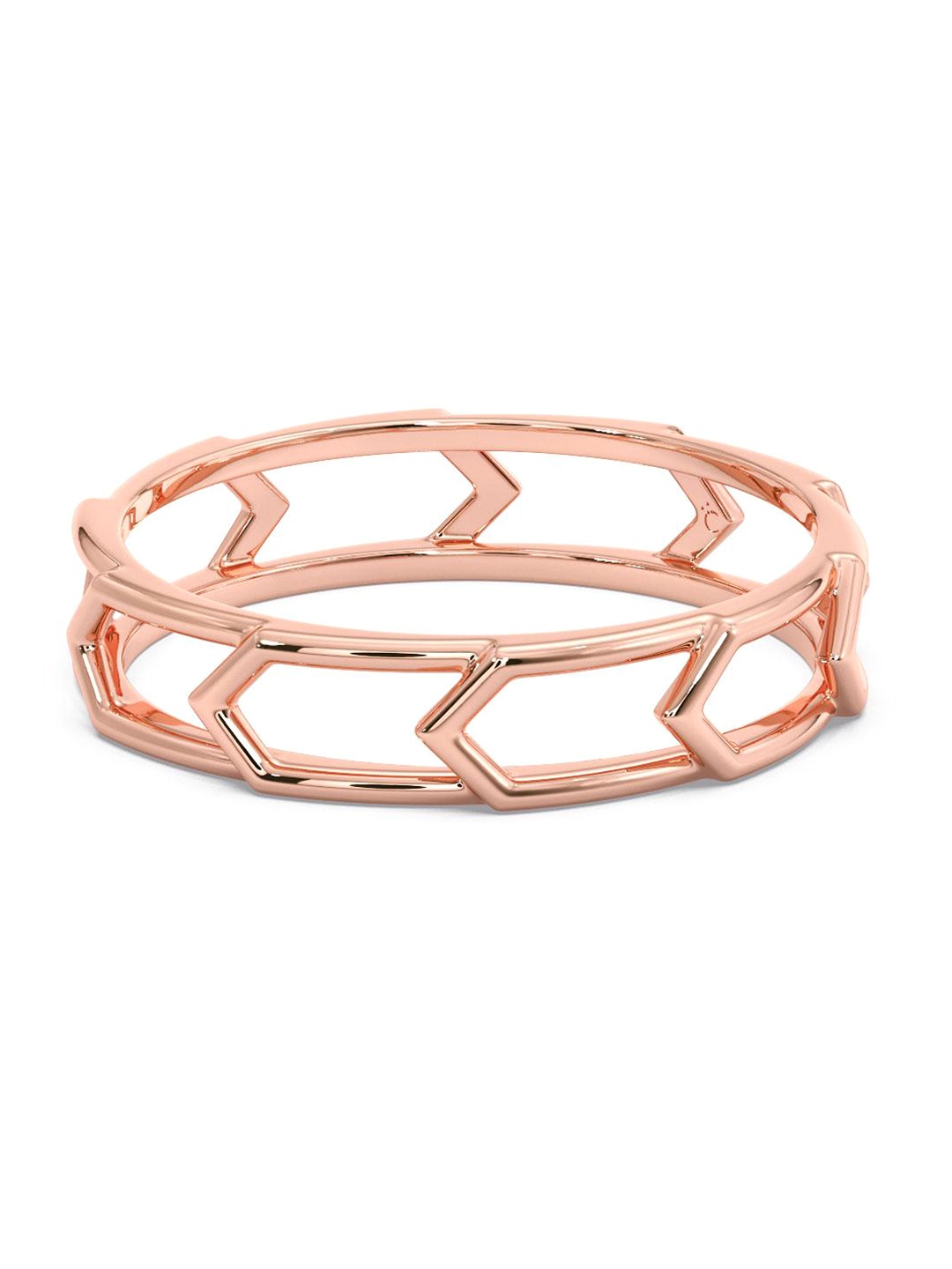 

CANDERE A KALYAN JEWELLERS COMPANY 18KT Rose Gold Ring- 1.8 gm