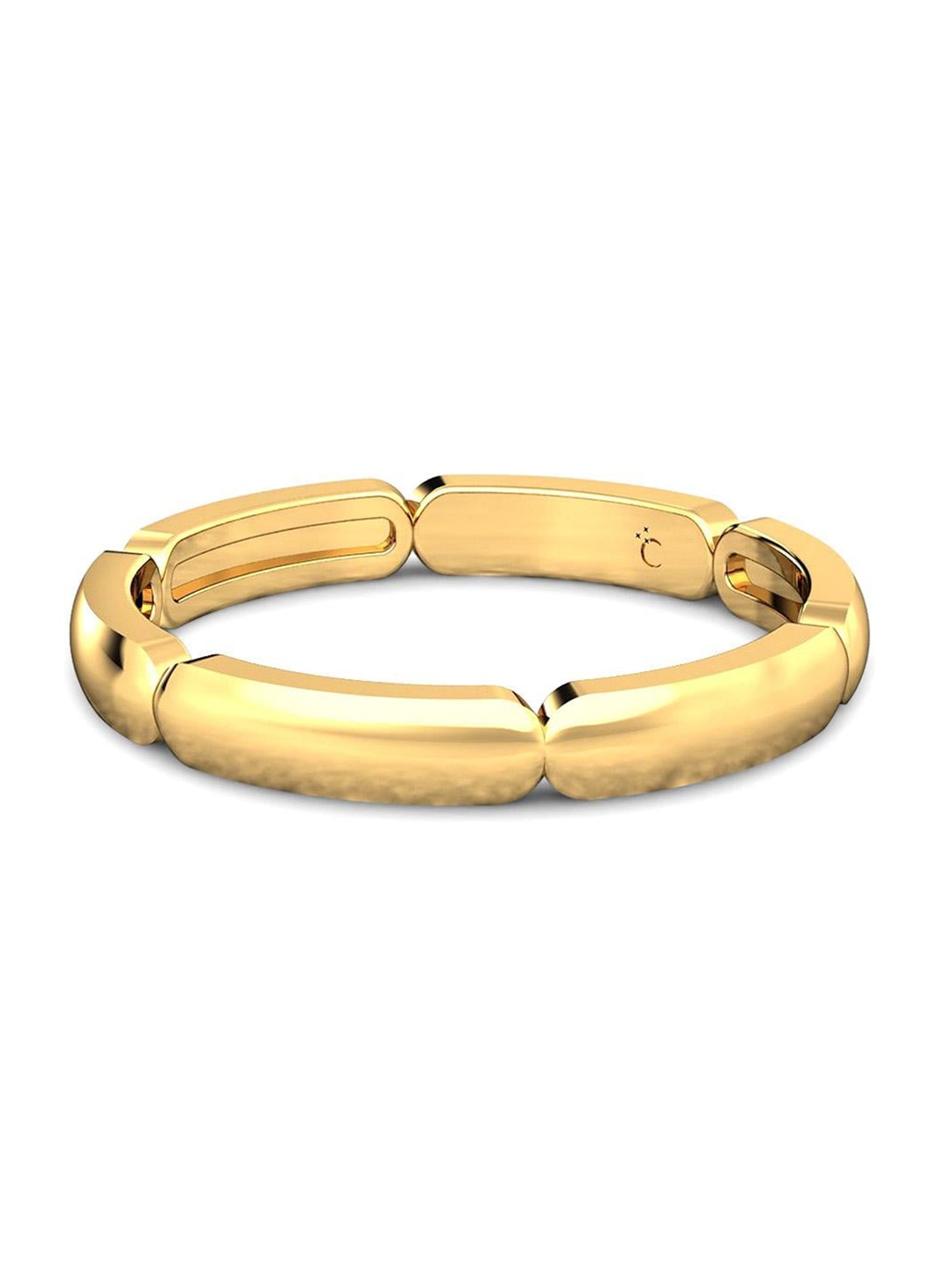 

CANDERE A KALYAN JEWELLERS COMPANY 14KT BIS Hallmark Gold Finger Ring-1.7gm