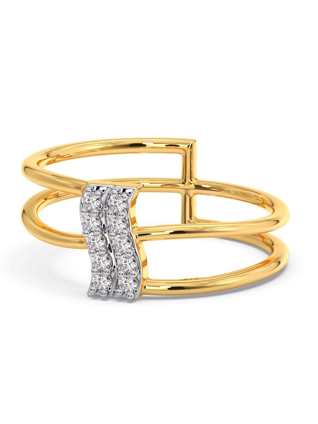 

CANDERE A KALYAN JEWELLERS COMPANY 14KT Yellow Gold Diamond Ring - 1.63 g