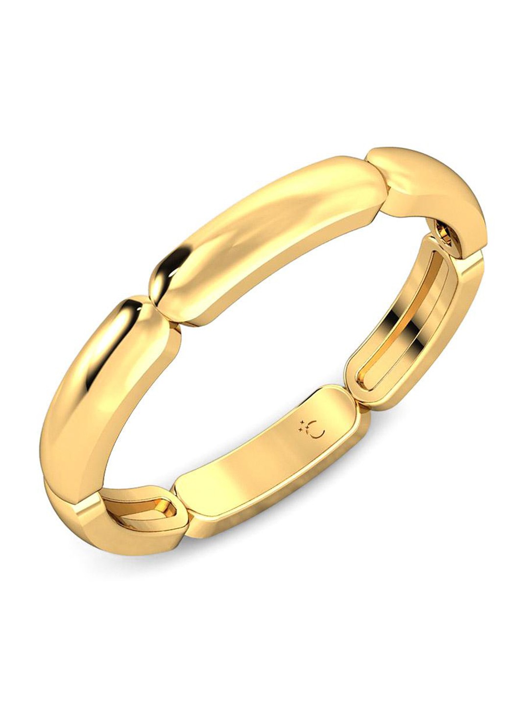 

CANDERE A KALYAN JEWELLERS COMPANY 14KT BIS Hallmark Gold Finger Ring-1.95gm
