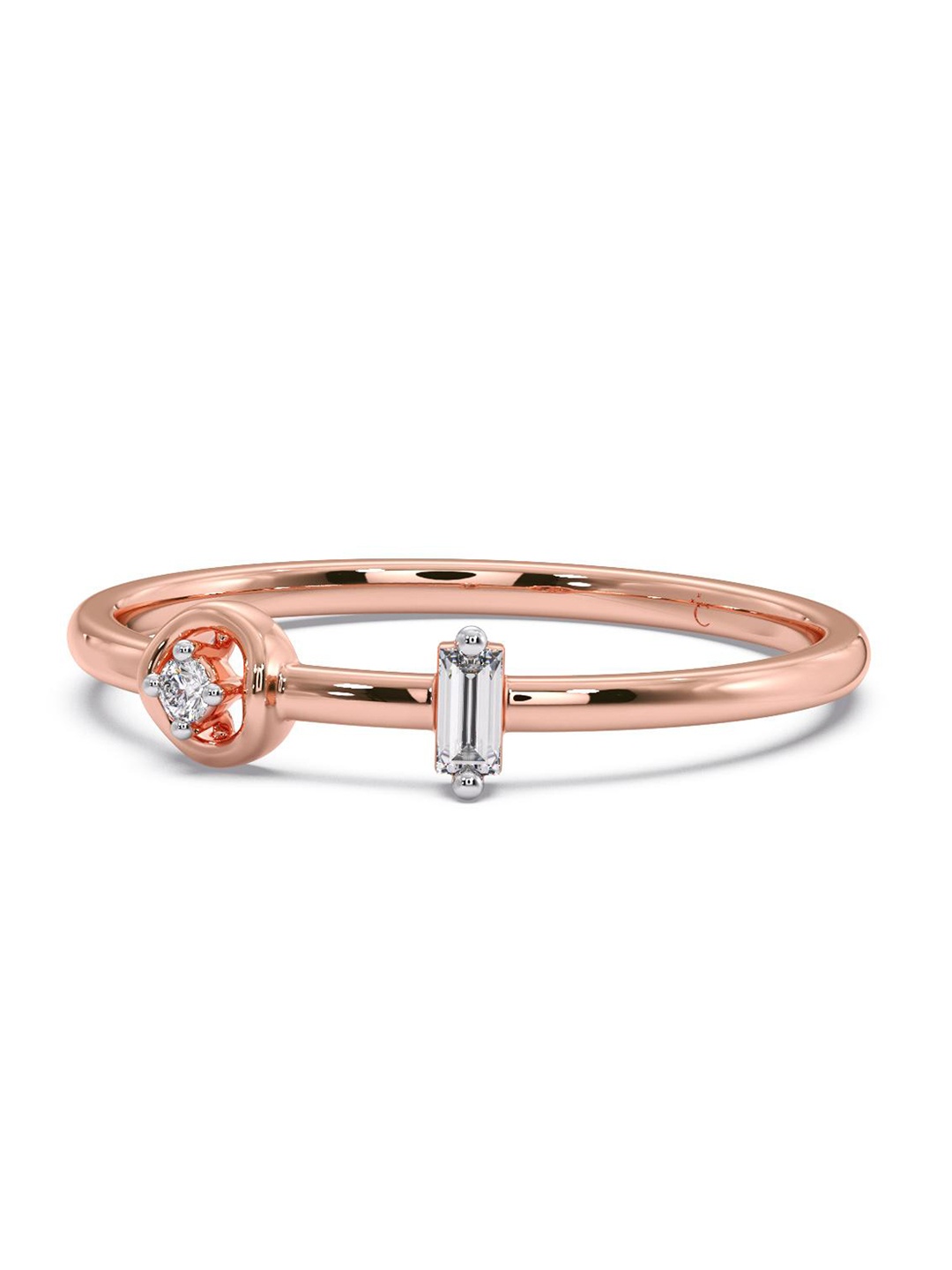 

CANDERE A KALYAN JEWELLERS COMPANY 18KT Rose Gold Diamond Ring - 1.13 g