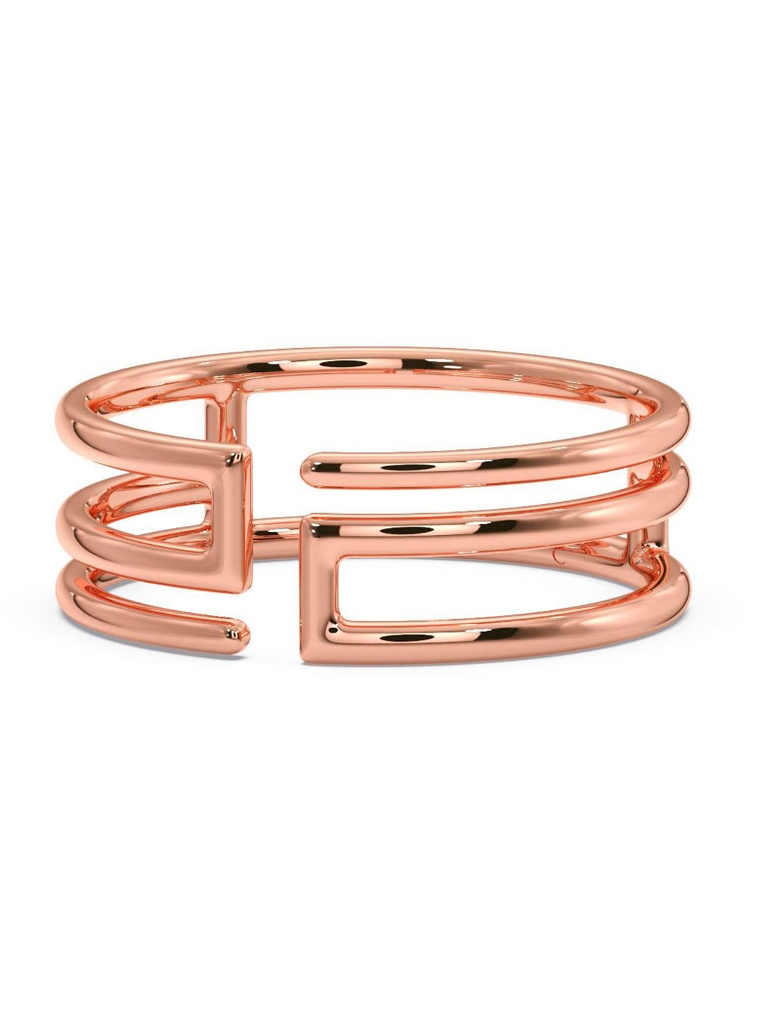 

CANDERE A KALYAN JEWELLERS COMPANY 14KT Rose-Gold Ring-2.56 g