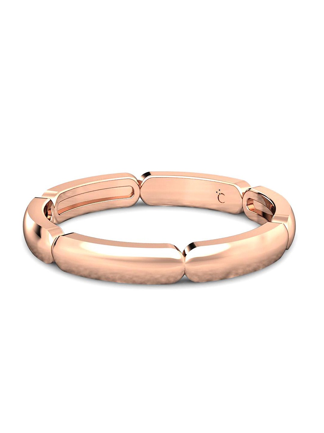 

CANDERE A KALYAN JEWELLERS COMPANY 14KT Rose Gold Ring-1.77 g