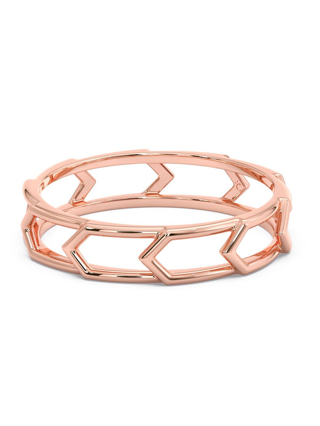 

CANDERE A KALYAN JEWELLERS COMPANY 18KT Rose Gold Finger Ring-1.89 g