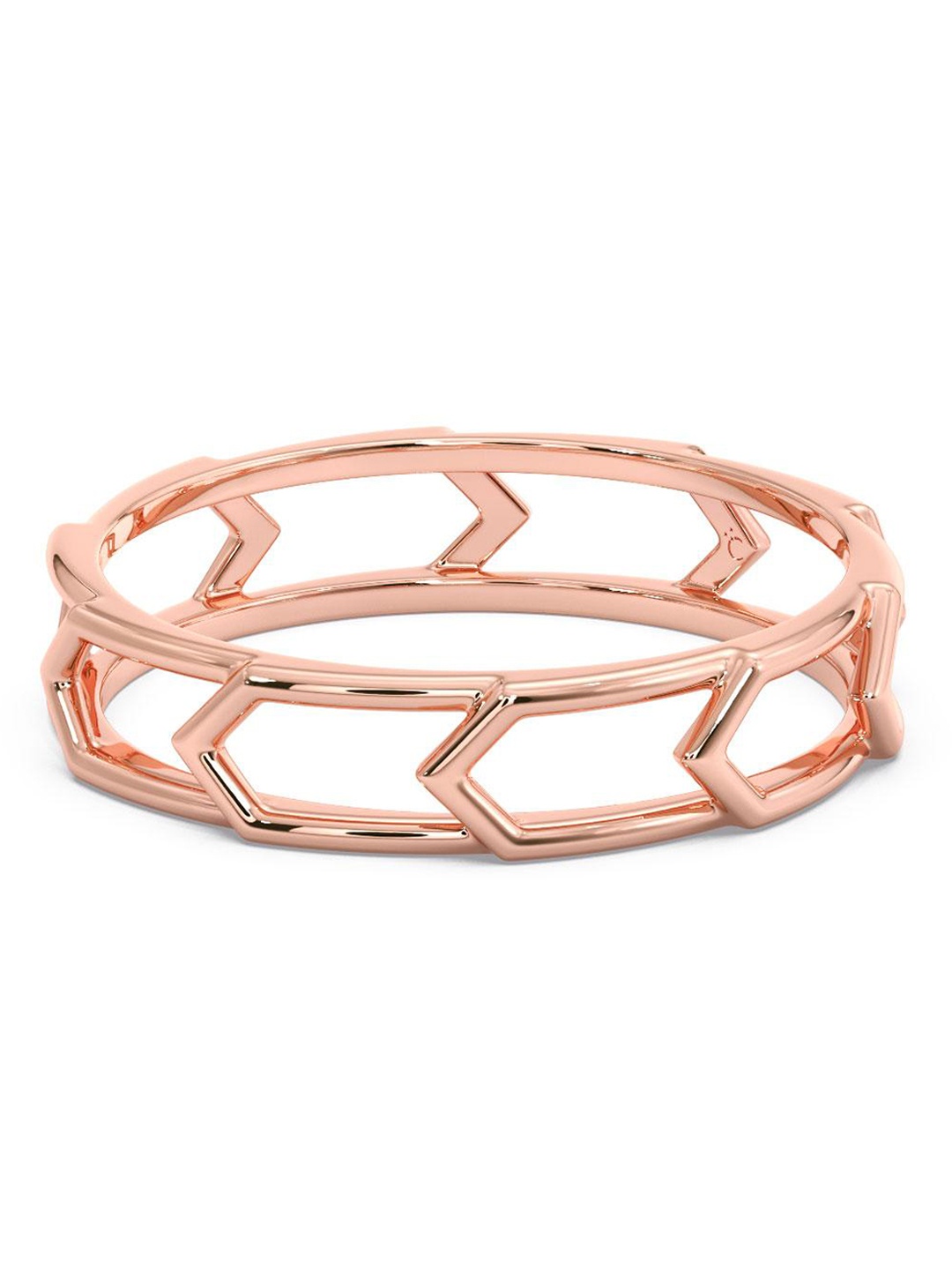 

CANDERE A KALYAN JEWELLERS COMPANY 18KT Rose Gold Ring- 1.64 gm
