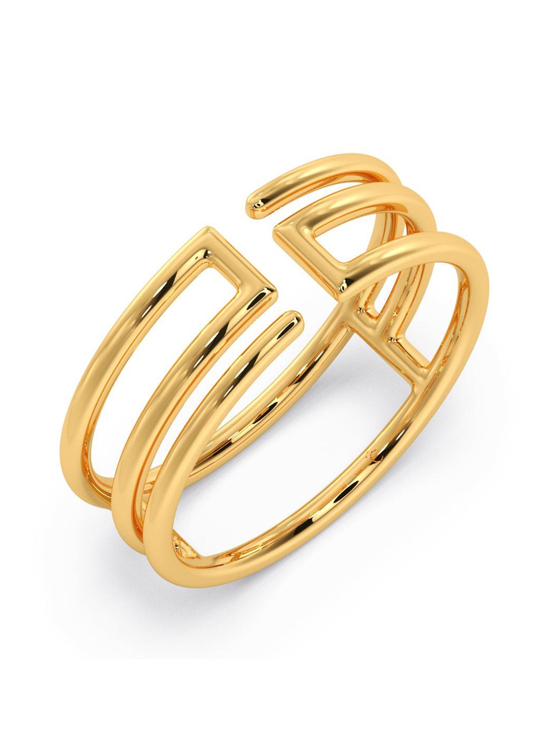 

CANDERE A KALYAN JEWELLERS COMPANY 14KT Gold Ring- 2.04 gm