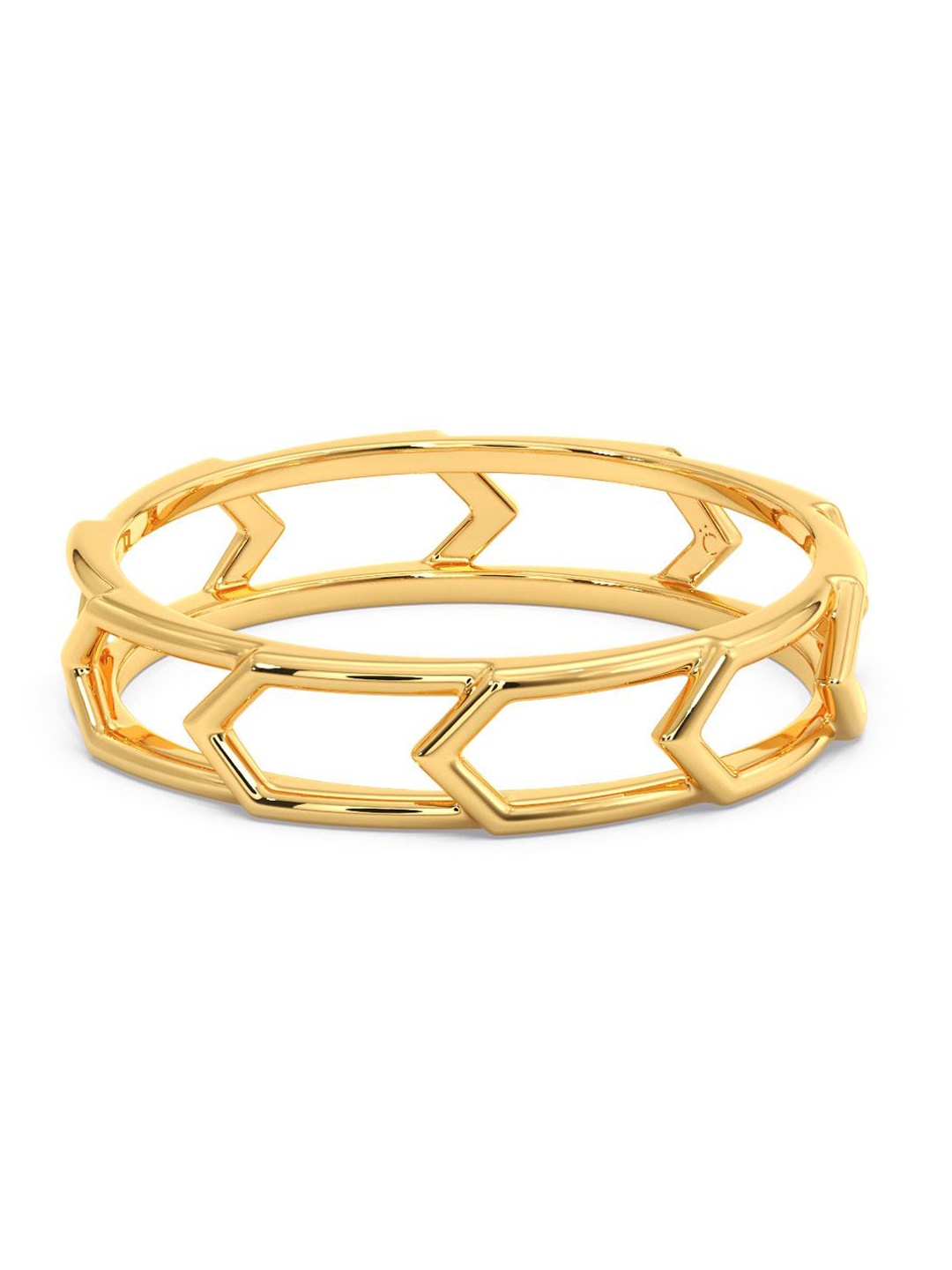 

CANDERE A KALYAN JEWELLERS COMPANY 14KT Gold Finger Ring-1.65 g